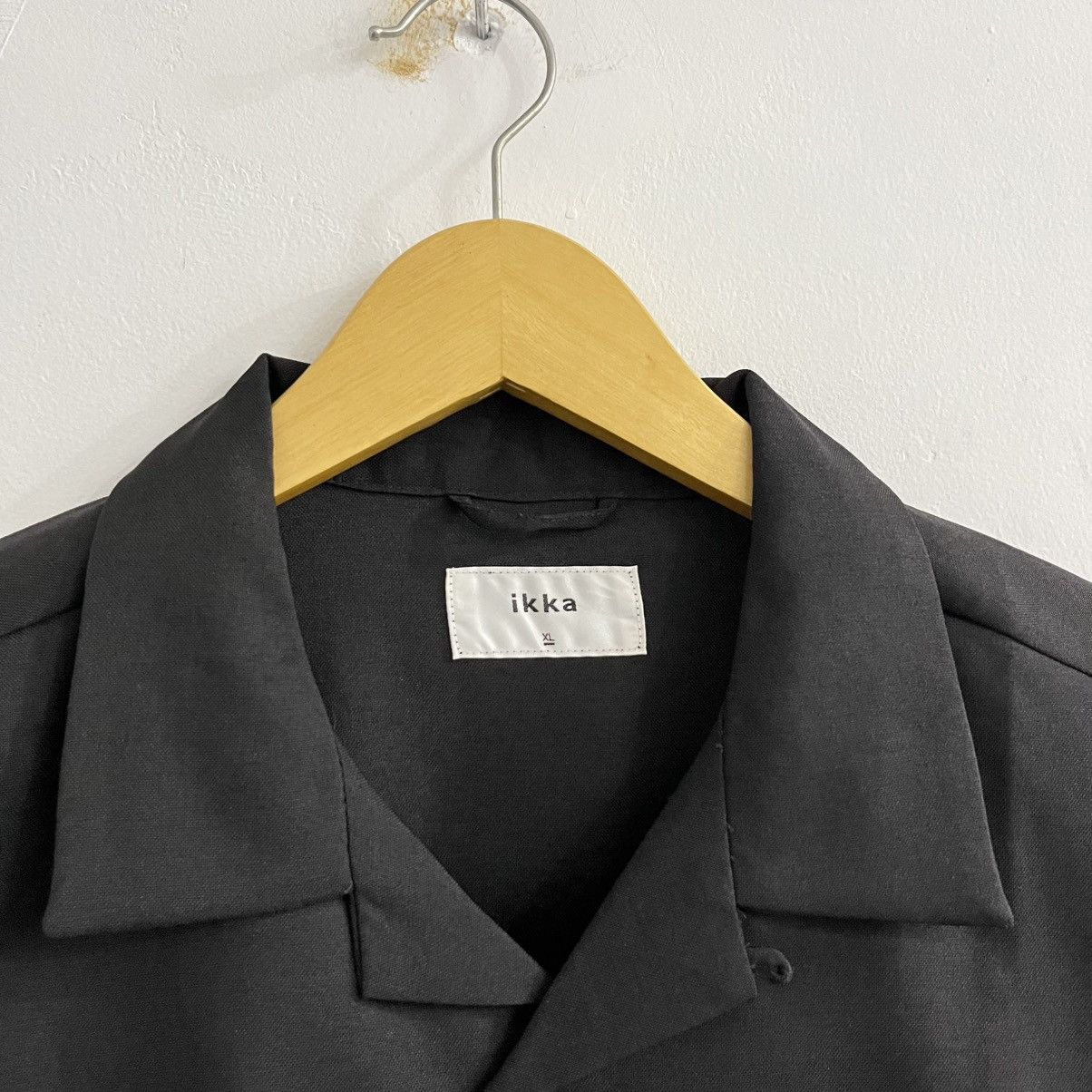 Japanese Brand Ikka Two Tone Color Camp Collar Button Up Shirt Size US XL / EU 56 / 4 - 4 Thumbnail
