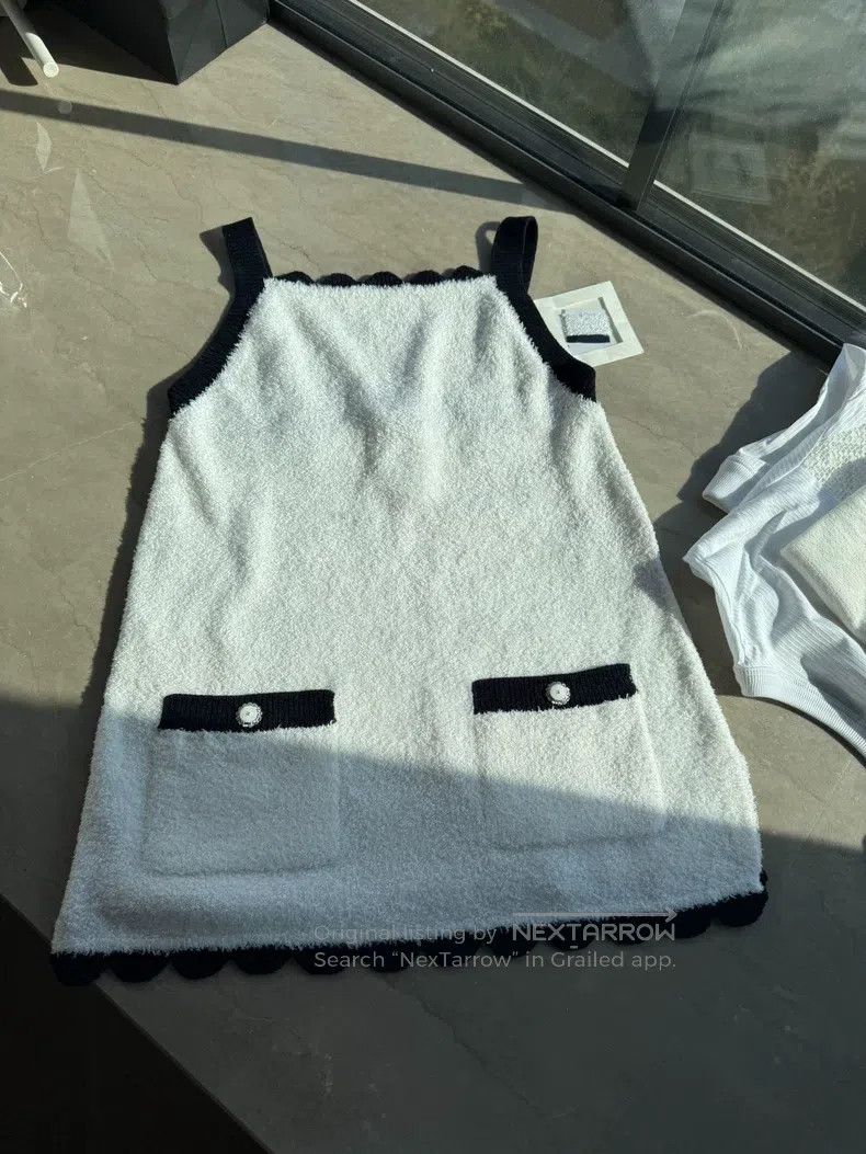 Chanel Chanel 26c elastic towel fabric suspenders Size XXS / US 00 / IT 34 - 1 Thumbnail