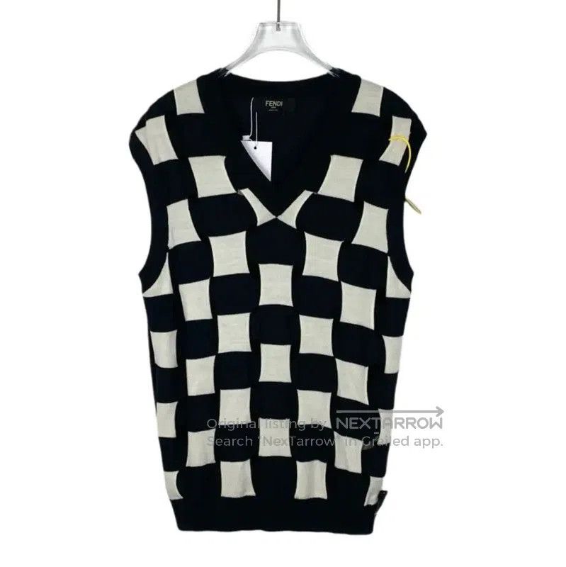 Fendi Fendi Color Block Wool Knit Sweater . Size US M / EU 48-50 / 2 - 1 Thumbnail