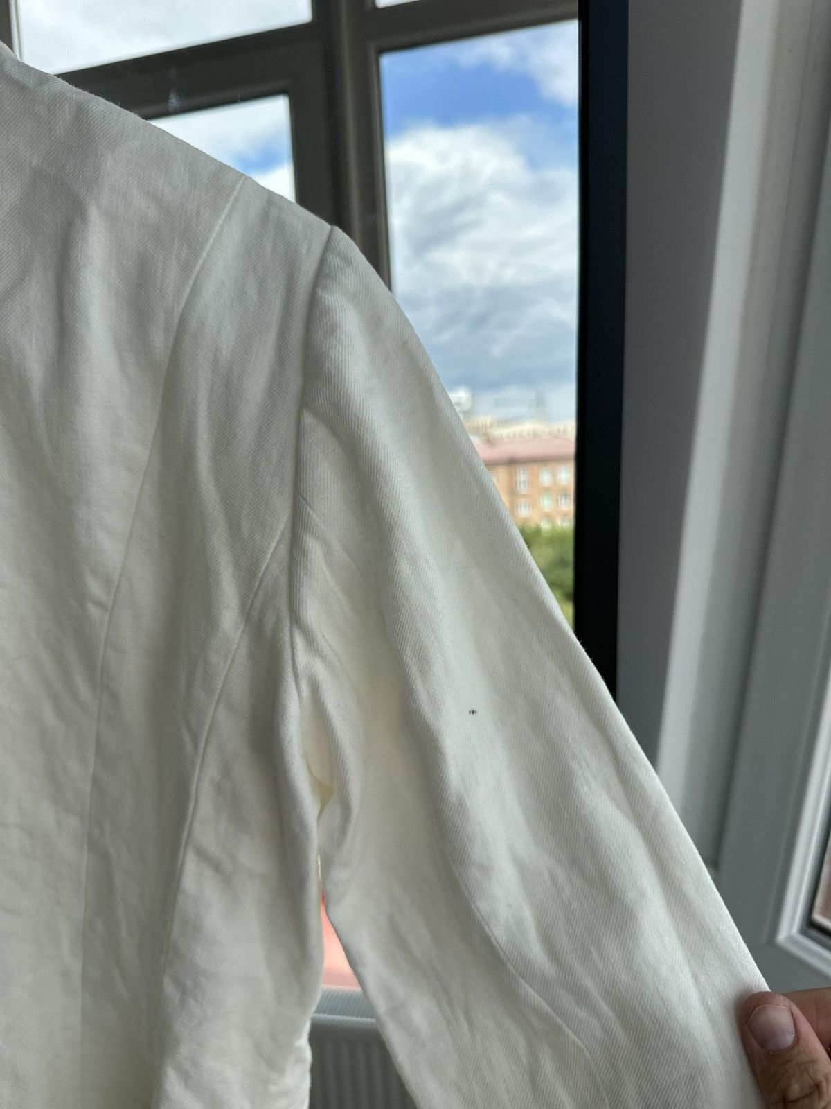 Hugo Boss Hugo Boss Women’s White Linen Blazer “Jamila” Size 40EU/ 8US Size M / US 6-8 / IT 42-44 - 10 Thumbnail