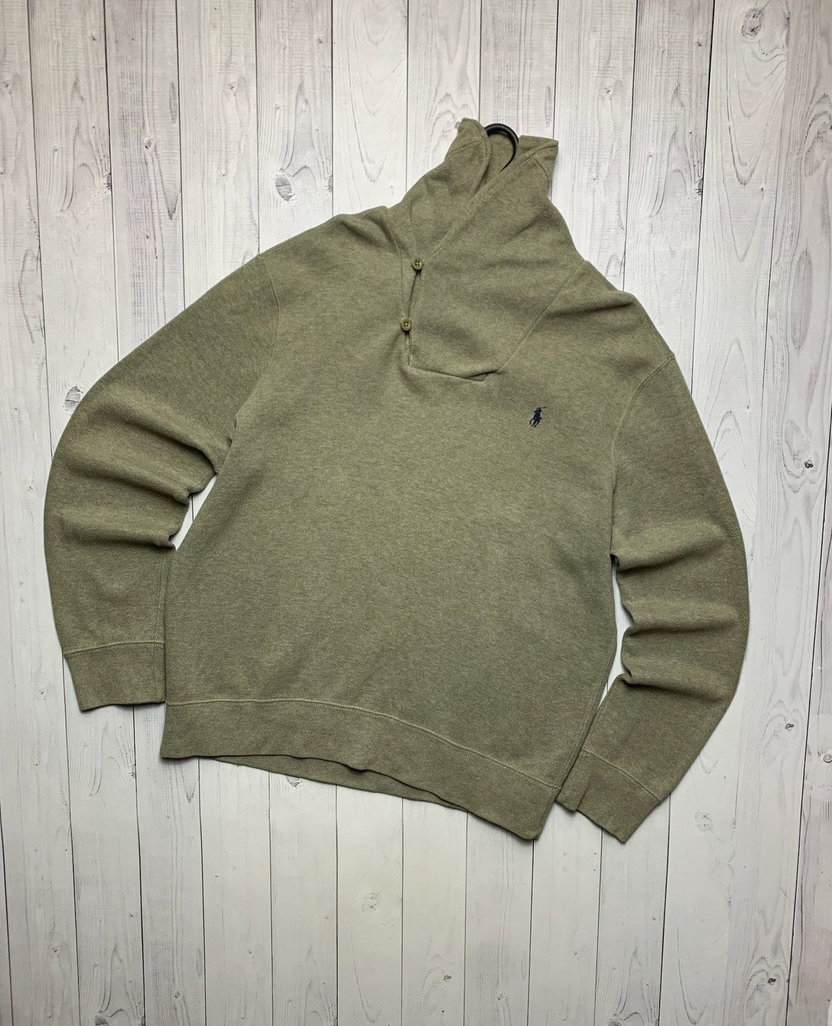 Polo Ralph Lauren × Vintage Vintage polo Ralph Lauren sweater size XL logo green Size US XL / EU 56 / 4 - 1 Thumbnail