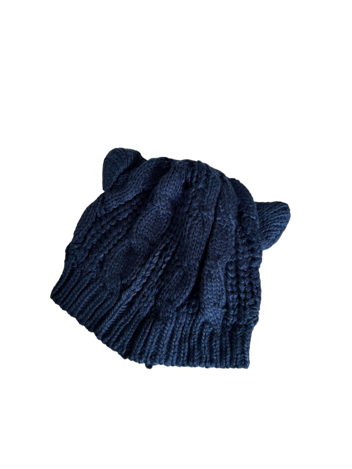 14th Addiction × Japanese Brand Bunny Horn Devil Knitted Beanie Hats Like CDG !! Size ONE SIZE - 3 Thumbnail