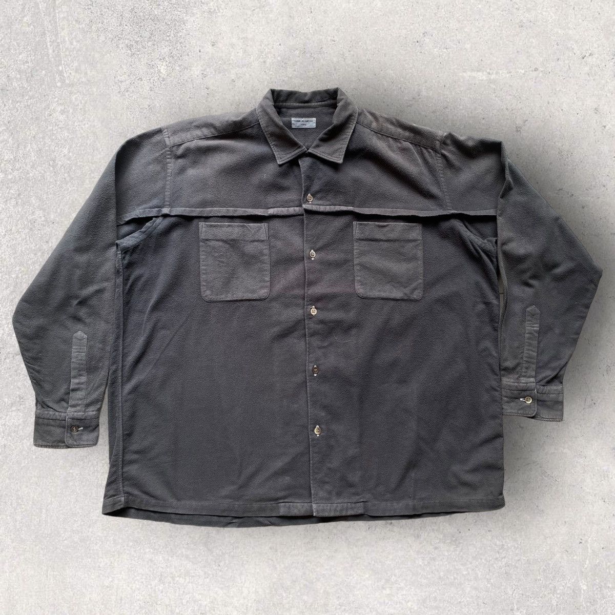 Comme des Garcons Vintage AW95 Boxy Flannel Dye Shirt Size US L / EU 52-54 / 3 - 1 Thumbnail