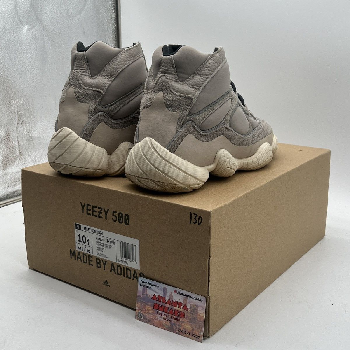 Adidas Yeezy 500 high mist stone Size US 10.5 / EU 43-44 - 5 Thumbnail