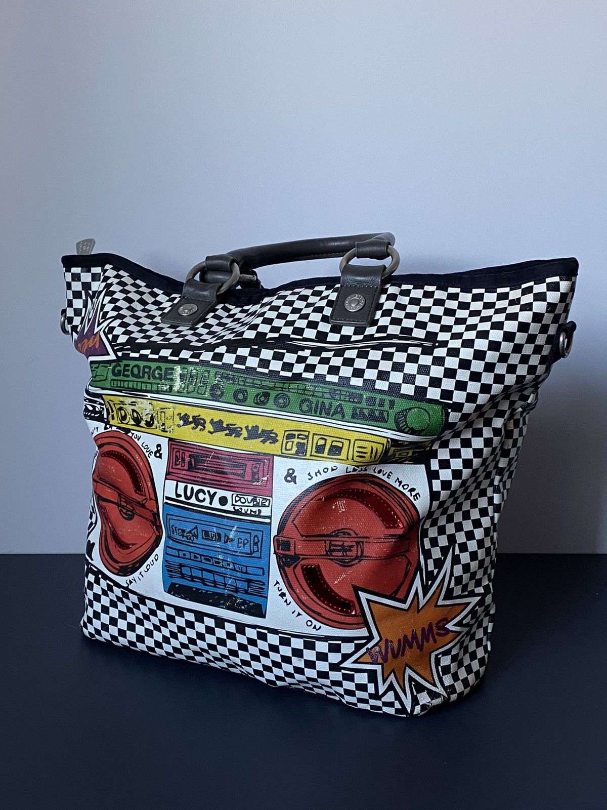 Vintage GGL George Gina Lucy Bag Overprint Japanese Avant Garde Y2K Size ONE SIZE - 8 Thumbnail