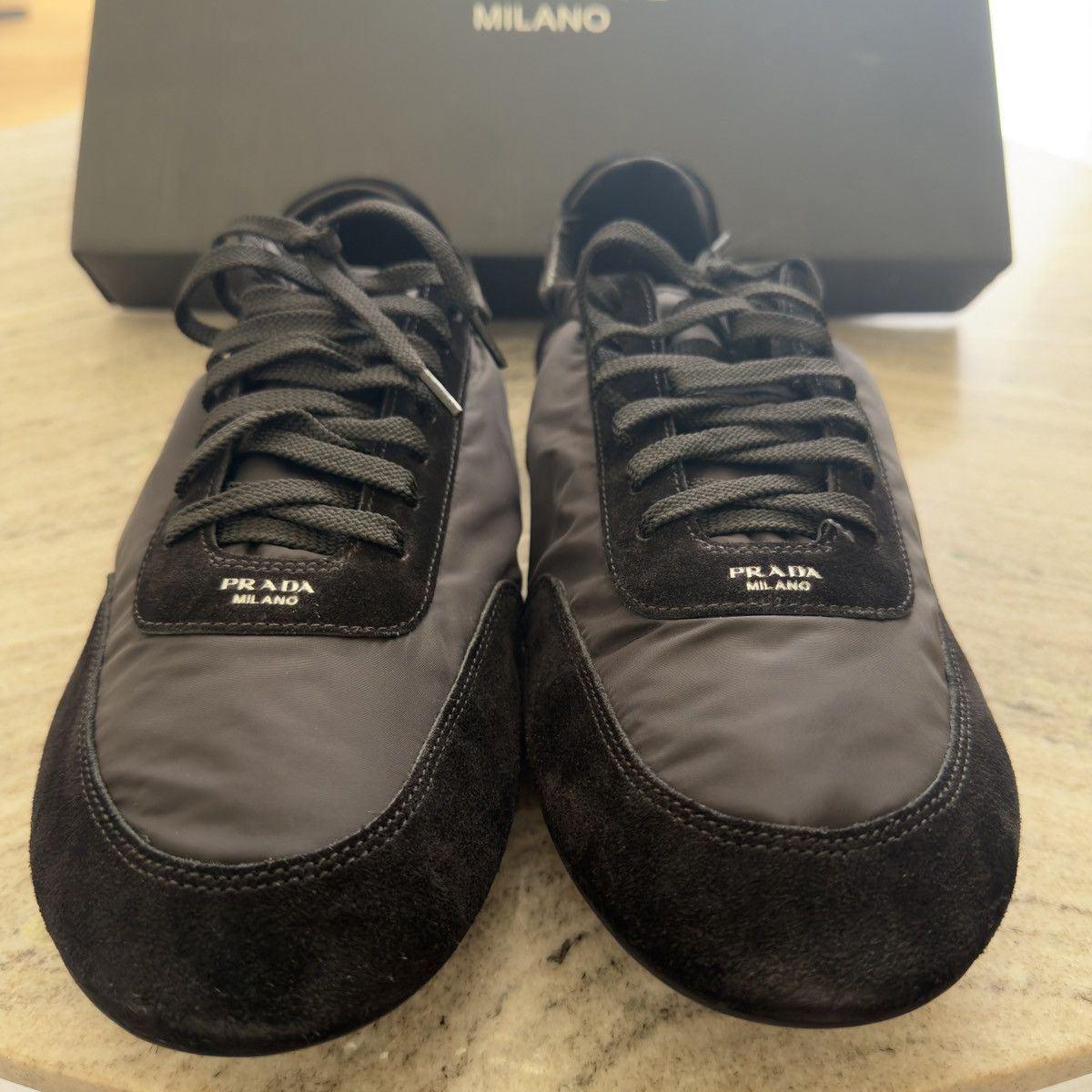 Prada Prada Collapse Re-Nylon/Suede Sneakers 🚫READ DESCRIPTION🚫 Size US 11 / EU 44 - 2 Thumbnail