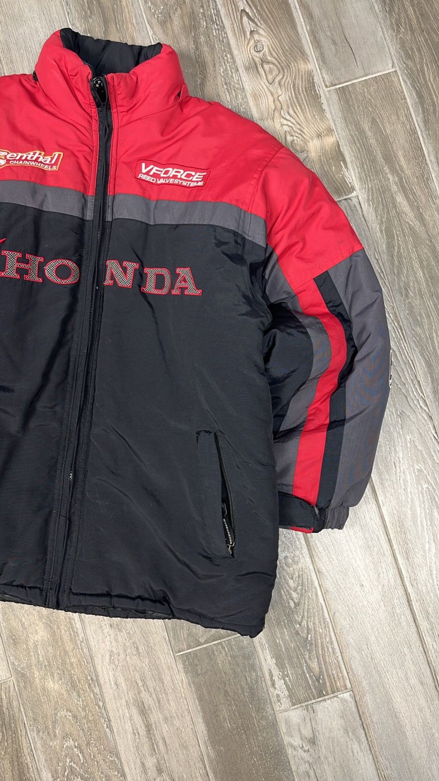 Vintage Vintage Honda F1 Dunlop hype bomber Rental Size US M / EU 48-50 / 2 - 2 Thumbnail