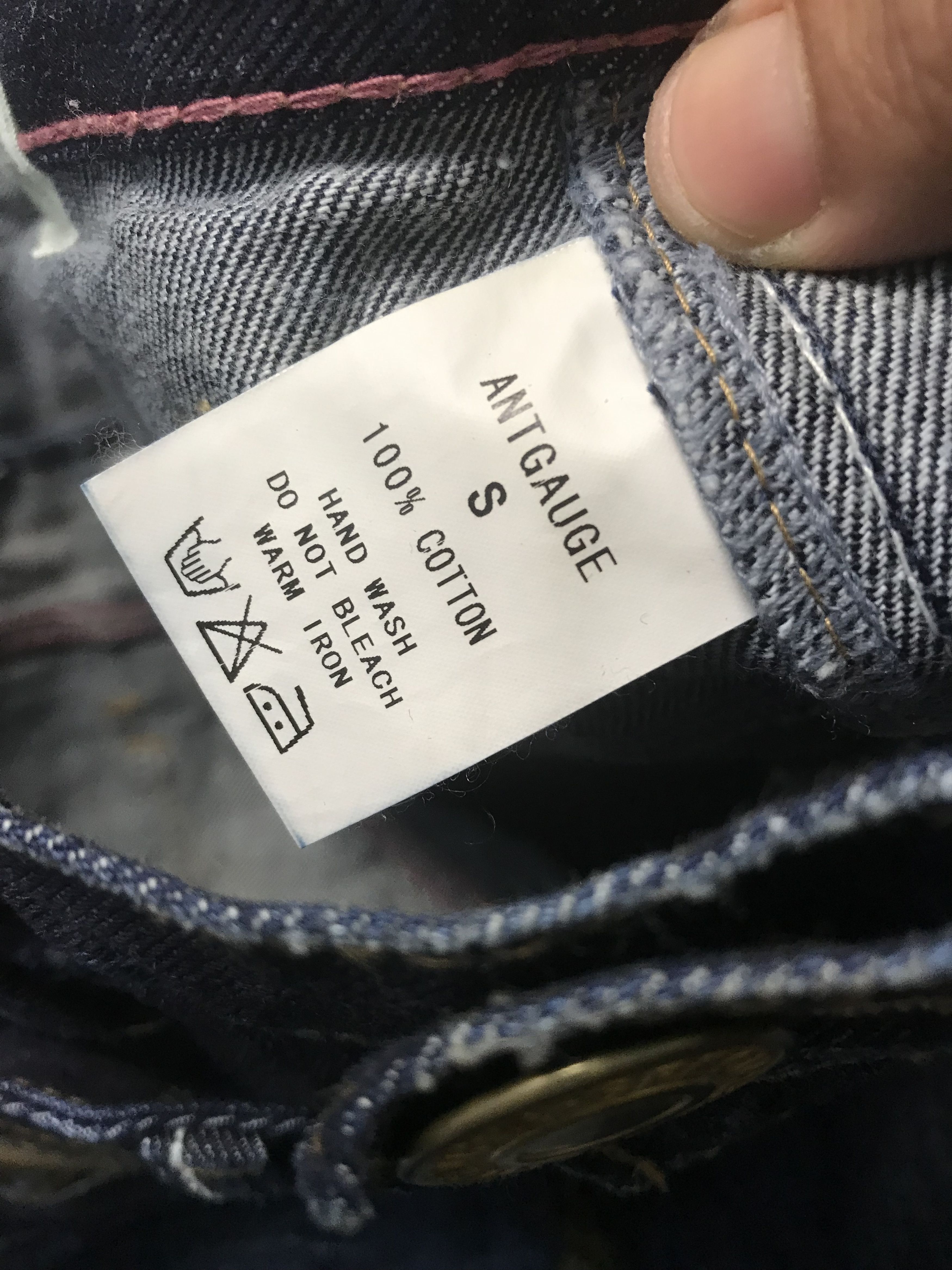 Japanese Brand Flare Antgauge Double Waist Denim Pant Size US 28 / EU 44 - 8 Thumbnail