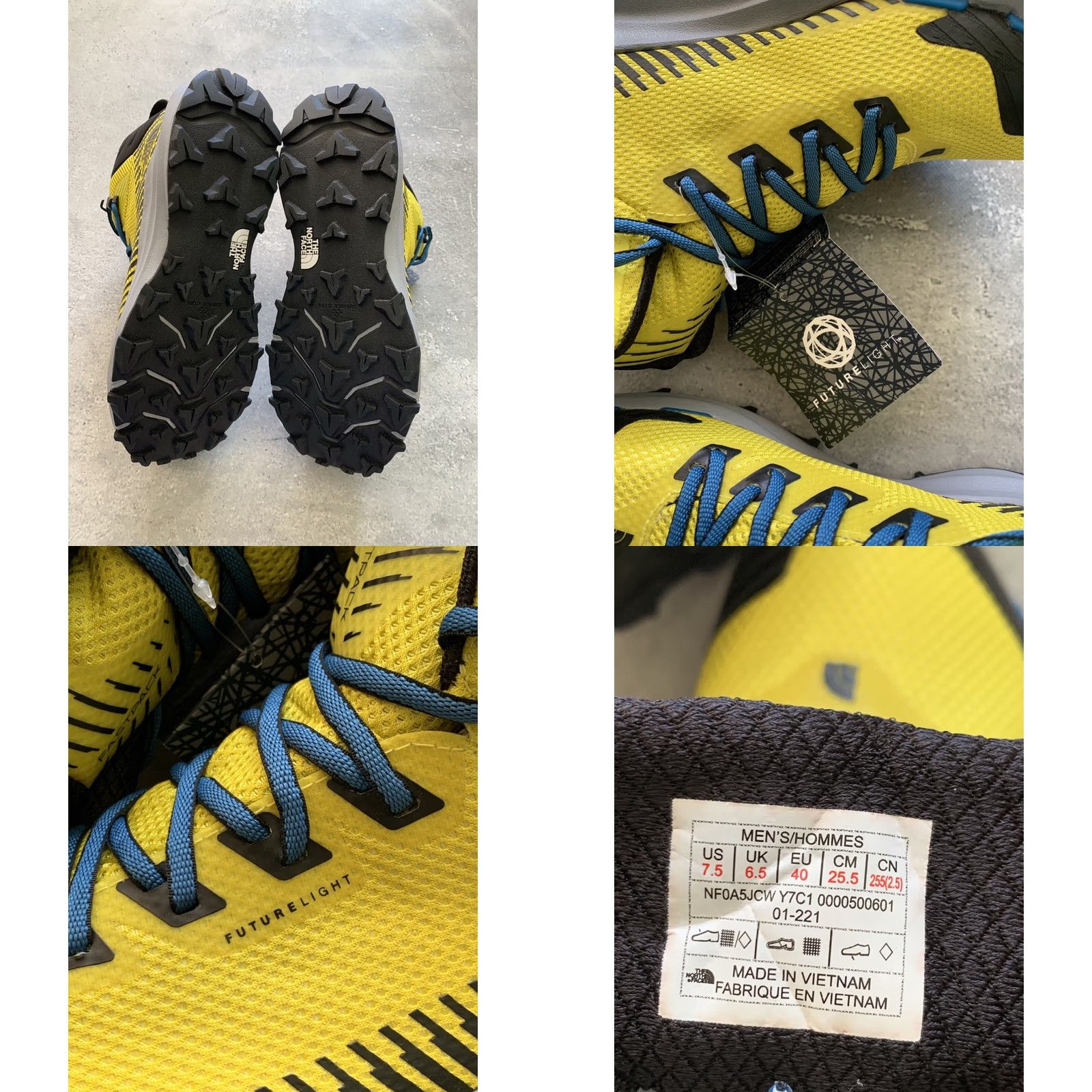 The North Face THE NORTH FACE VECTIV FASTPACK MID FUTURELIGHT BOOTS Men's Size US 7.5 EU 40 Yellow Waterproof Hiking Boot Size US 7 / EU 40 - 8 Thumbnail