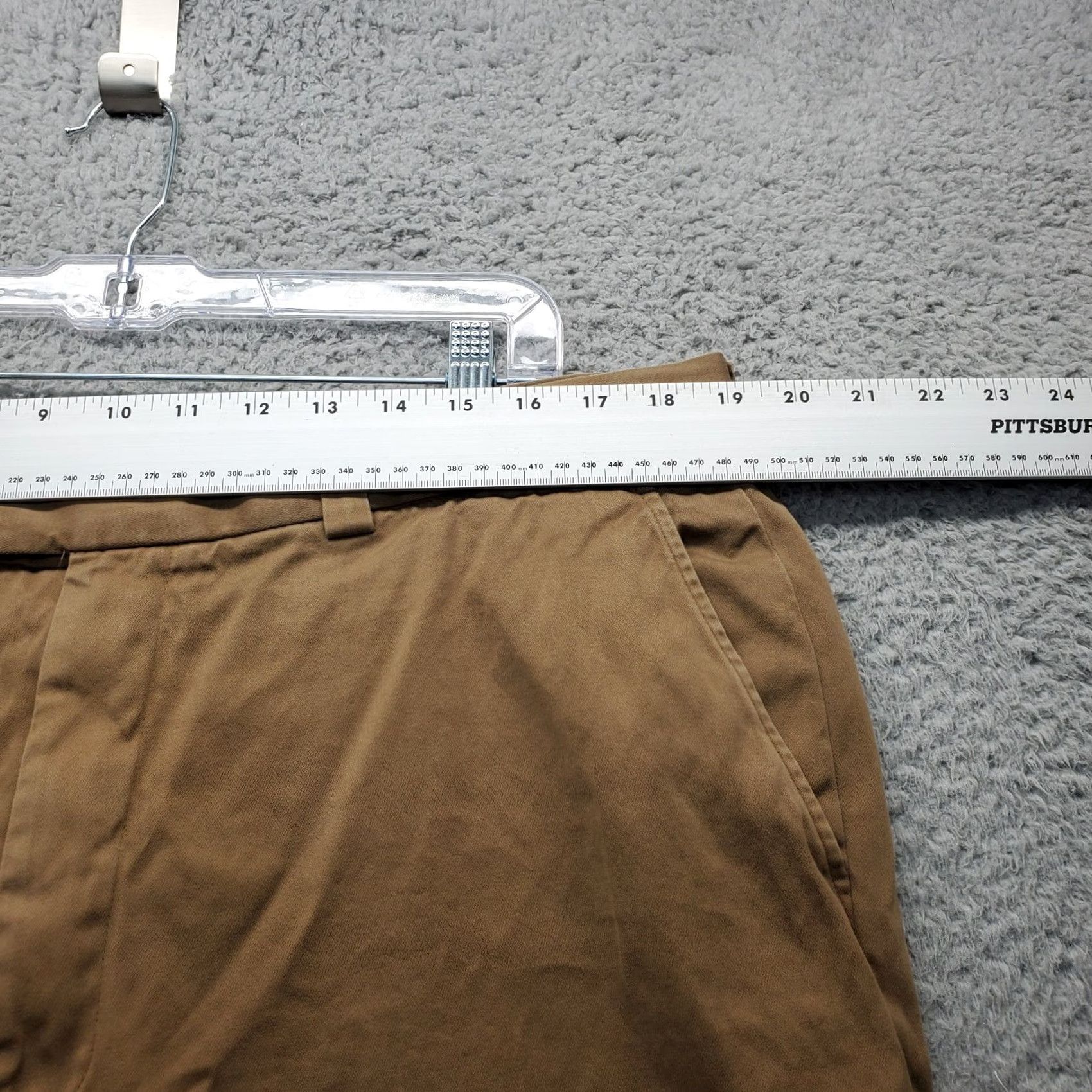 Ermenegildo Zegna Ermenegildo Zegna Chino Mens 40 Tan Classic Fit Cuffed Outdoor Straight Leg Pants Size US 40 / EU 56 - 6 Thumbnail