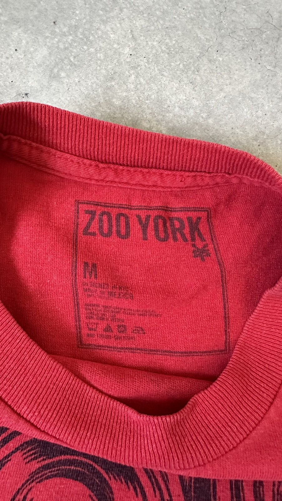 Zoo York VINTAGE ZOO YORK OVERPRINT TEE Size US M / EU 48-50 / 2 - 4 Thumbnail