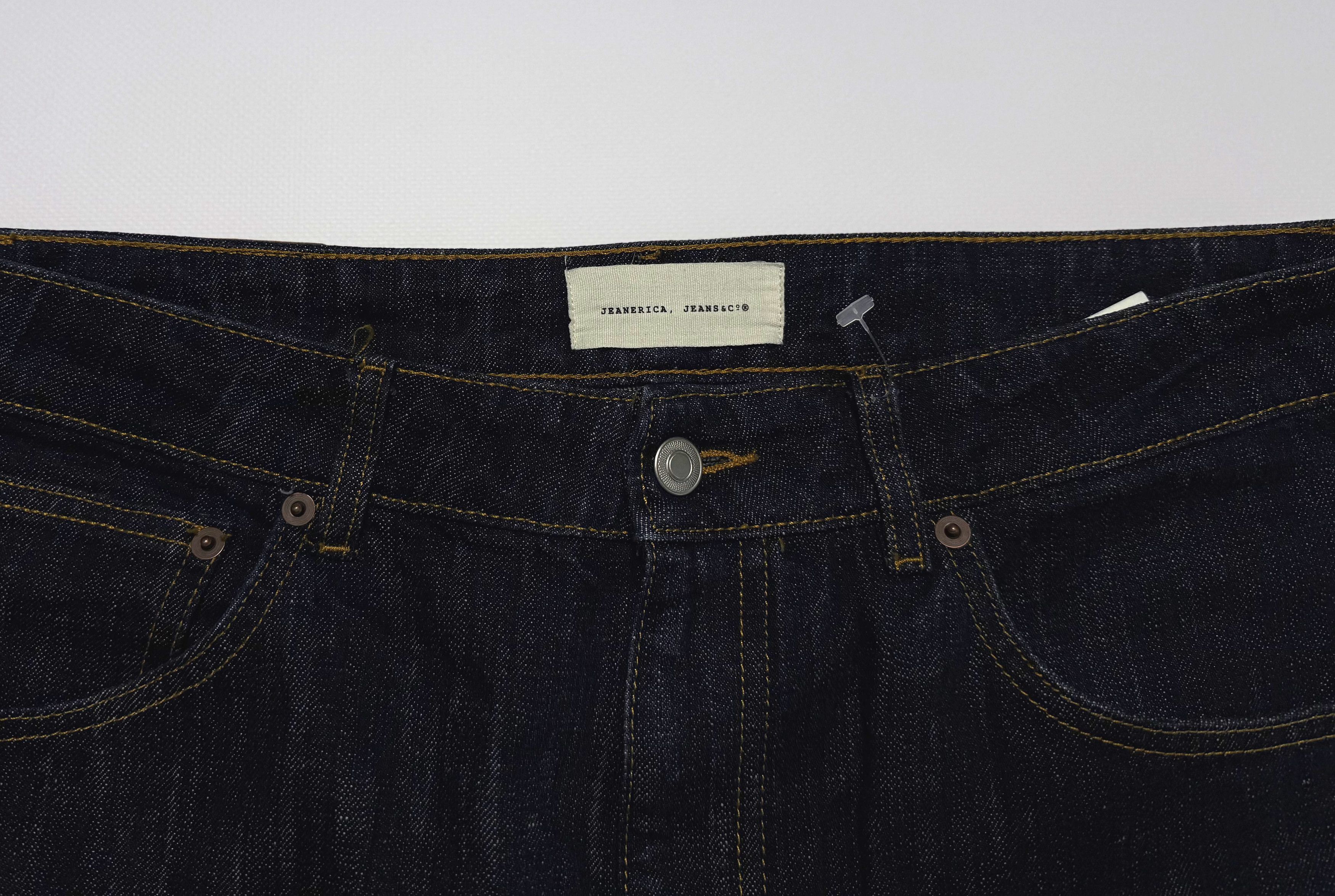 JEANERICA JEANERICA RW014 Blue Rinse Jeans Cropped Loose Fit Size US 33 - 2 Thumbnail