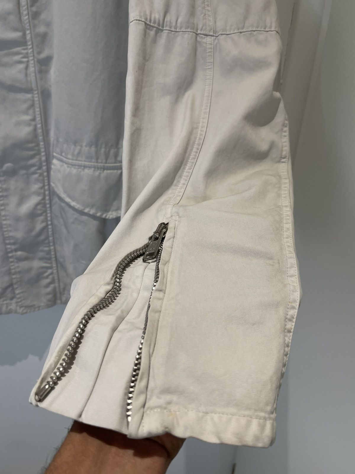 Maison Margiela Maison Martin Margiela SS06 Light Grey Cotton Field Jacket Size US L / EU 52-54 / 3 - 7 Thumbnail