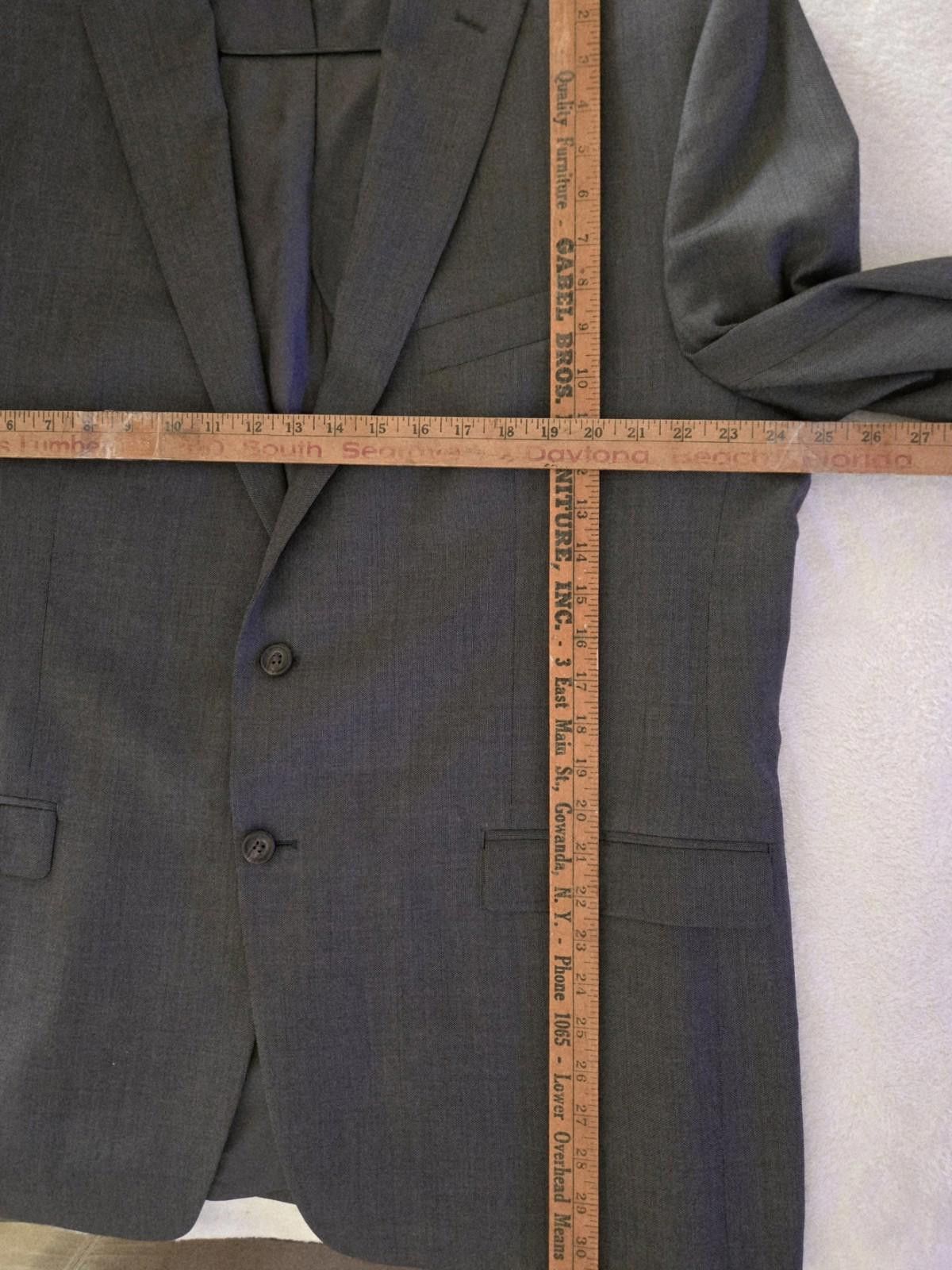 Polo Ralph Lauren Lauren Ralph Lauren Wool 2pc Suit 48L Jacket 40X30 Pants Size 48L - 9 Thumbnail