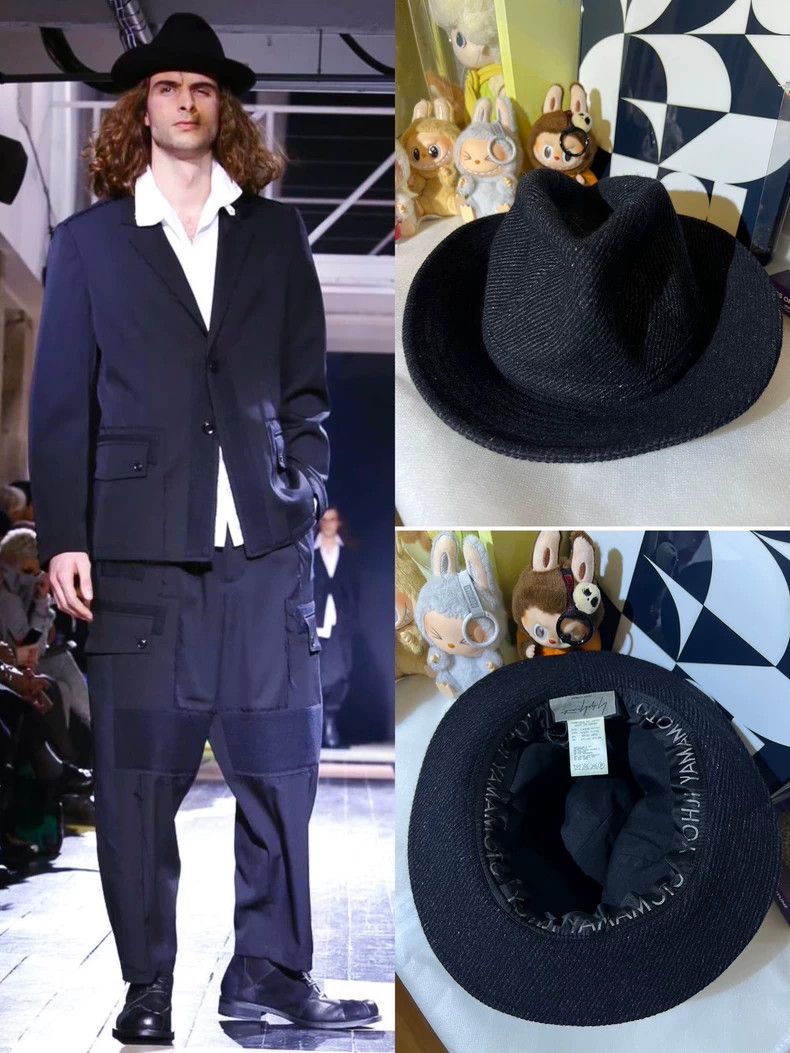 Other Yohji Yamamoto 15AW Show Wool Blend Top Hat Size ONE SIZE - 1 Thumbnail