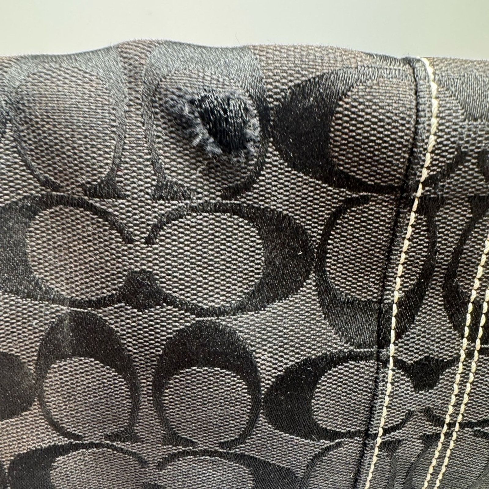 Coach Coach Signature Shoulder Bag Crossbody Black Monogram #10082 Size ONE SIZE - 11 Thumbnail