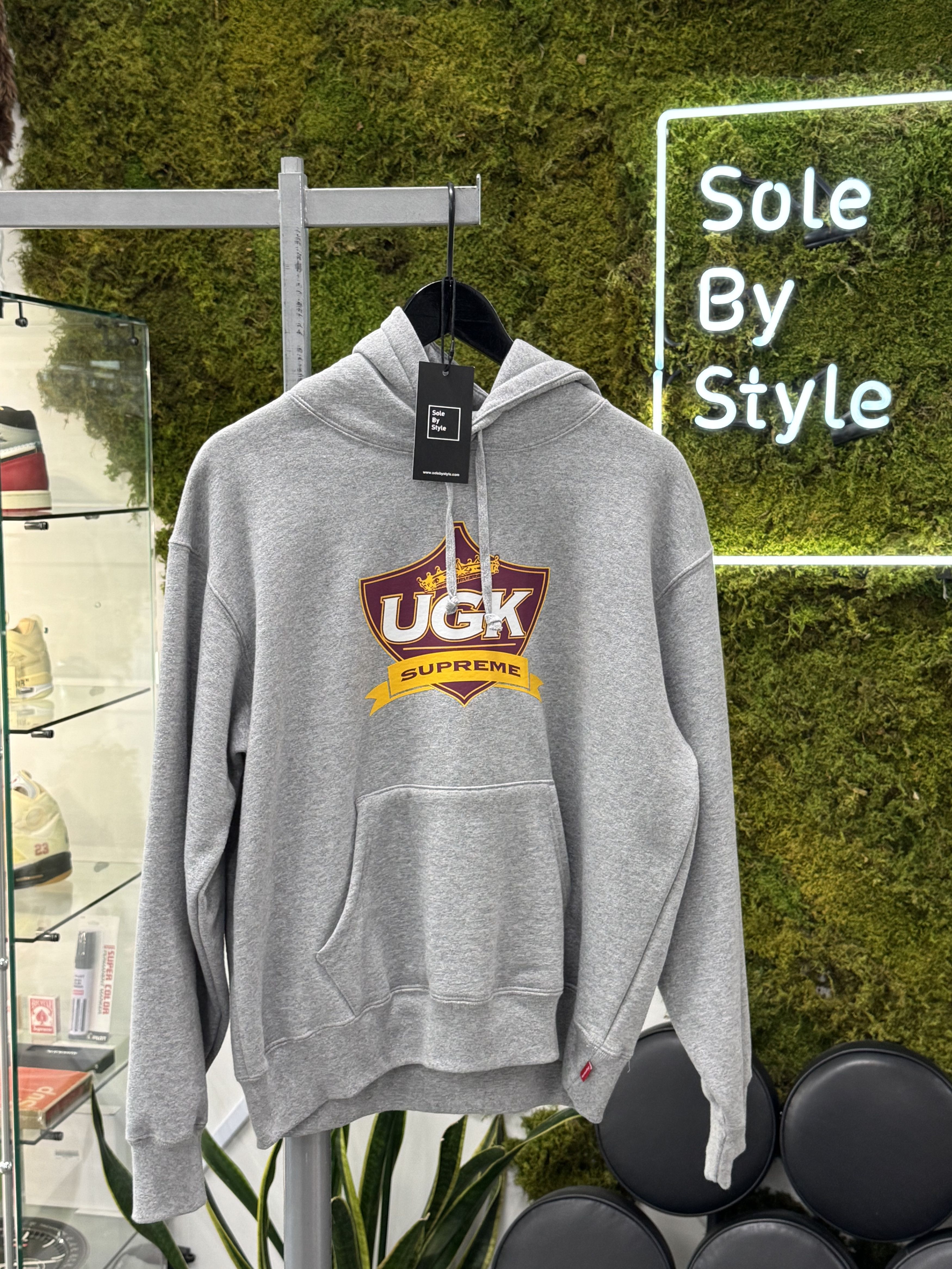 Supreme Supreme UGK Hooded Sweatshirt Heather Grey | Grailed