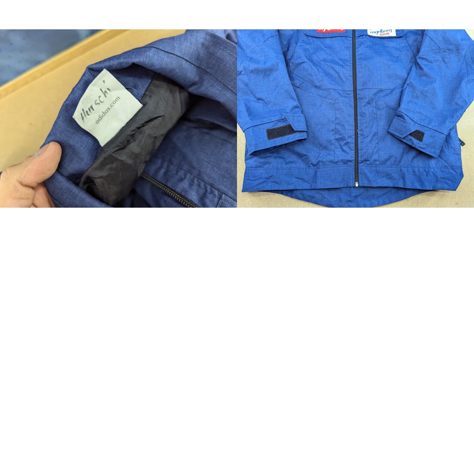 Adidas Adidas Mens Ski Jacket Shirt Blue Outdoor Winter Athletic Sports Full Zip Quick Dry Water Resistant Mens S Recycled? Size US S / EU 44-46 / 1 - 9 Thumbnail