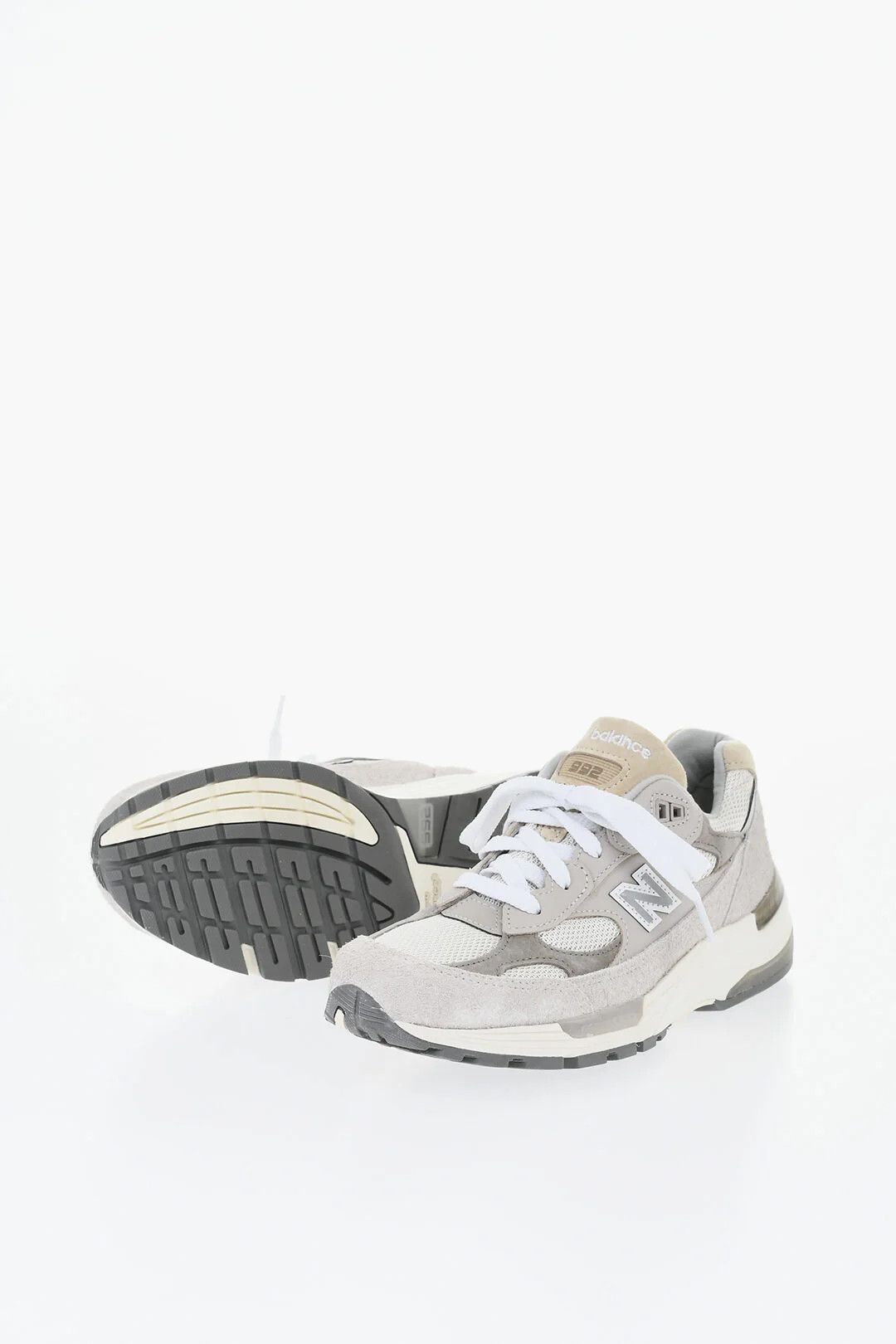 New Balance og1mm0326 Suede Lace-Up Sneakers in Beige Size US 7 / EU 40 - 2 Thumbnail