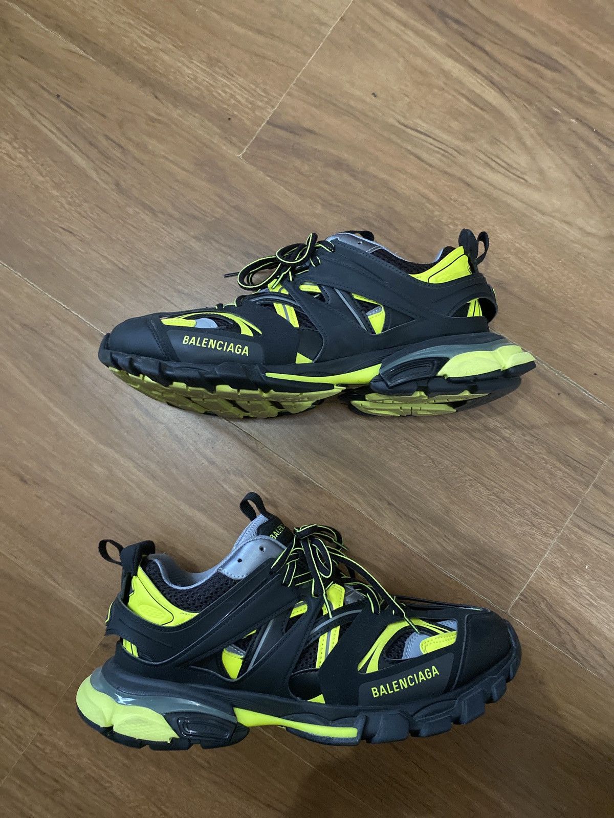 Balenciaga Balenciaga Track Sneaker Black Yellow Size US 10 / EU 43 - 1 Thumbnail