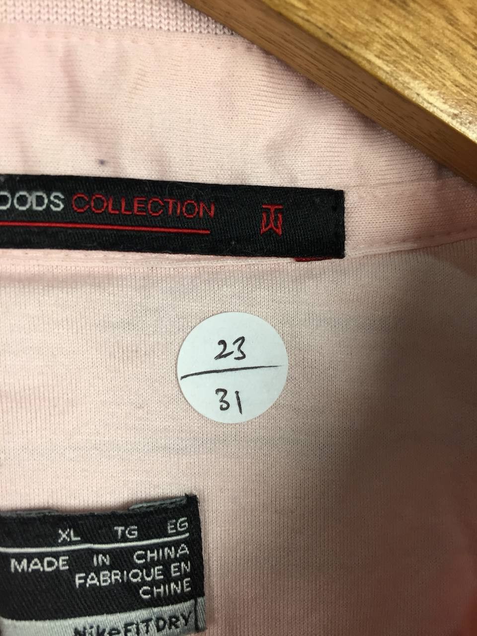 Nike × Tiger Woods Vtg Nike Tiger Woods Collection Striped Golf FITDRY Polo Tee Size US XL / EU 56 / 4 - 9 Thumbnail