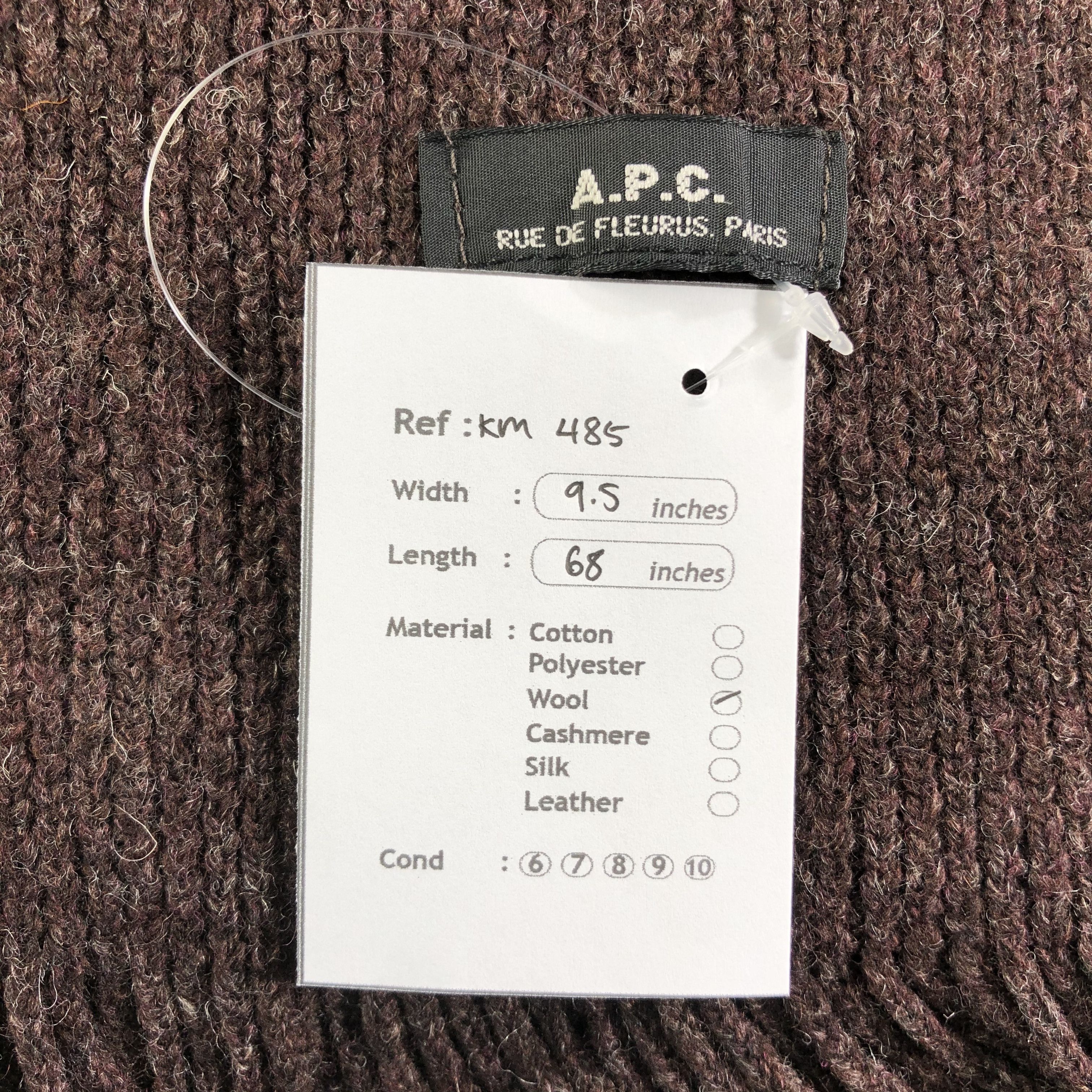 A.P.C. A.P.C. Scarf / Muffler / Neckwear - KM485 Size ONE SIZE - 5 Thumbnail