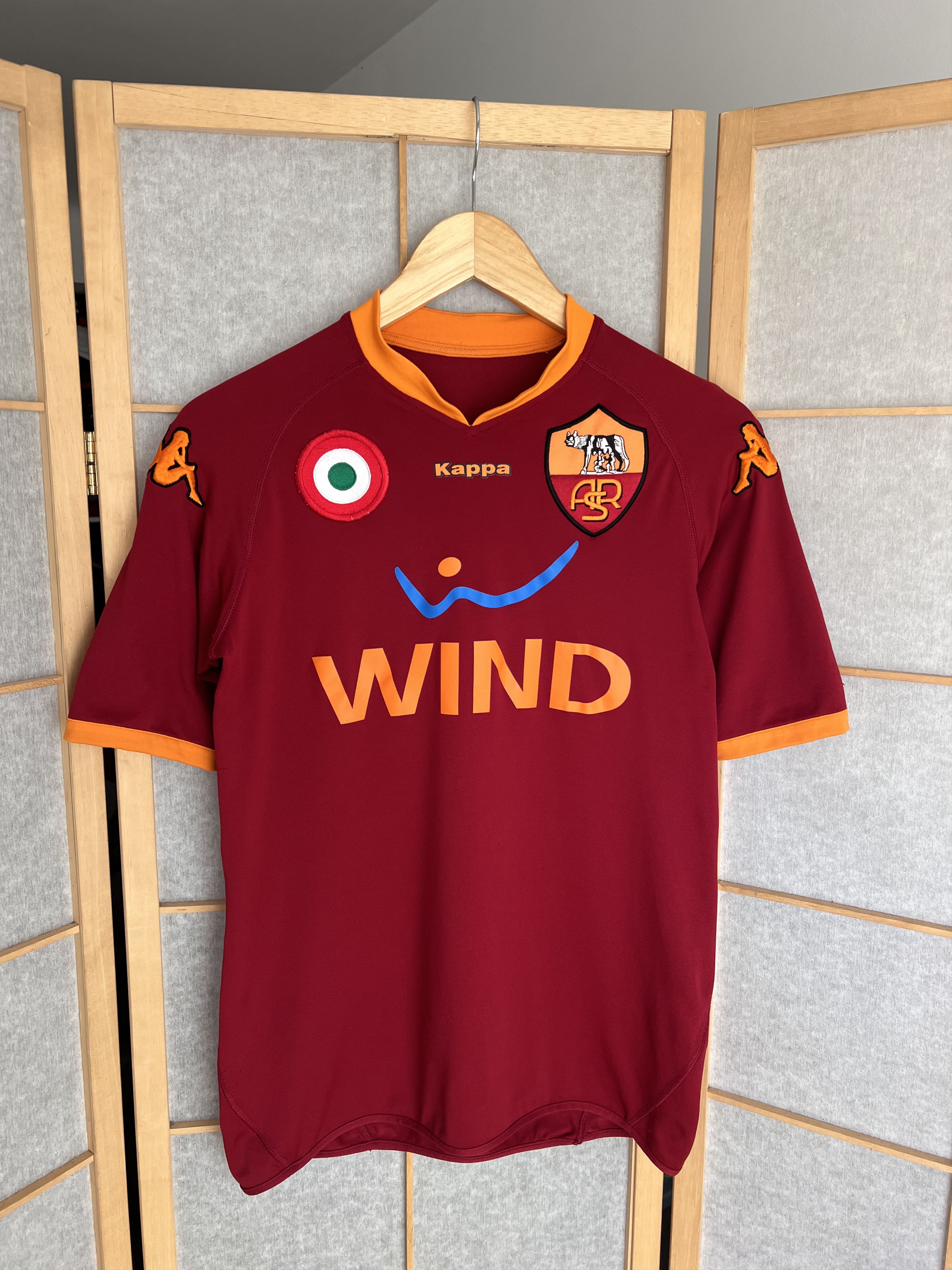 Kappa Rare Kappa AS Roma vintage 2007 home football jersey stretch Size US S / EU 44-46 / 1 - 6 Thumbnail