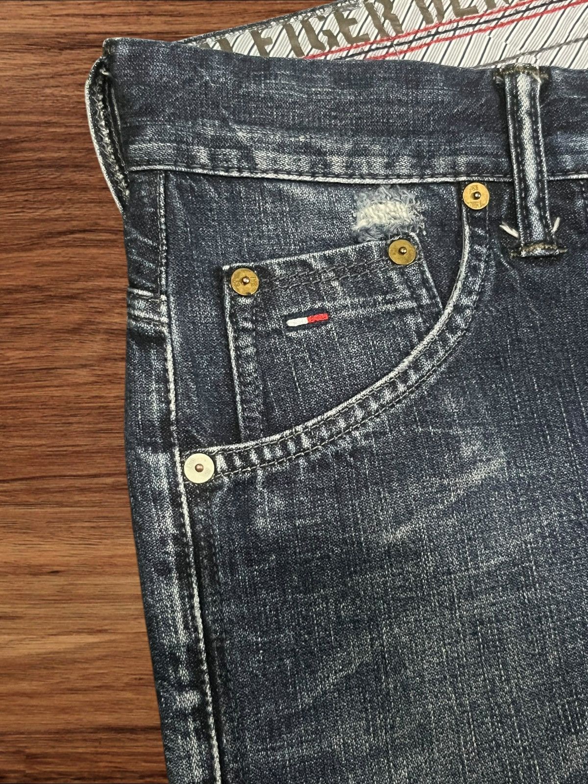 Tommy Hilfiger Vintage Tommy Hilfiger Denim NYC Slow Baker Button Fly Jeans Size US 30 / EU 46 - 8 Thumbnail