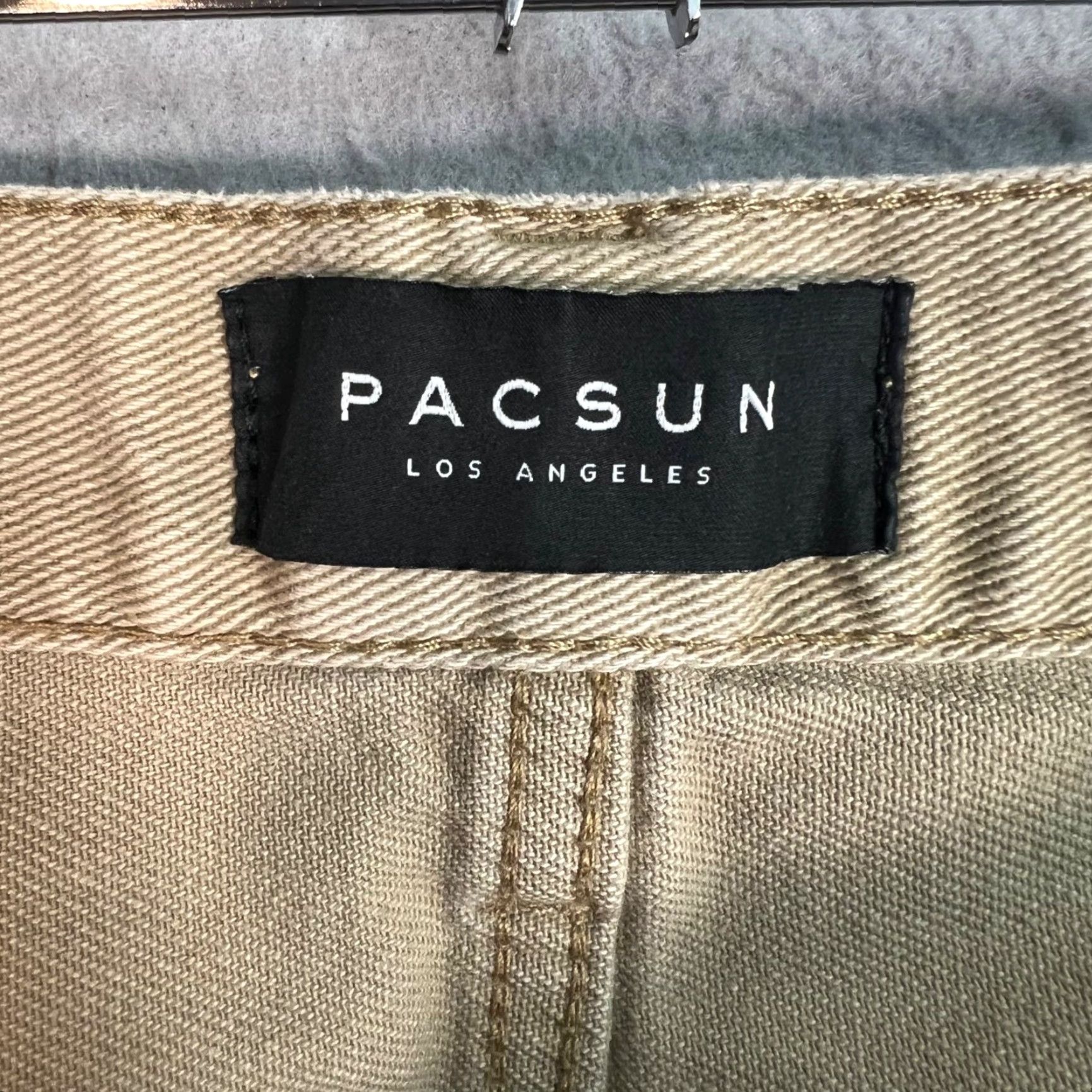Pacsun VINTAGE PacSun Mens Jeans 32 x 30 Slim Fit Denim Beige Cotton Spandex Blend Men Size 32 Inseam 28 Slimming Tapered Shirt? Size US 32 / EU 48 - 3 Thumbnail