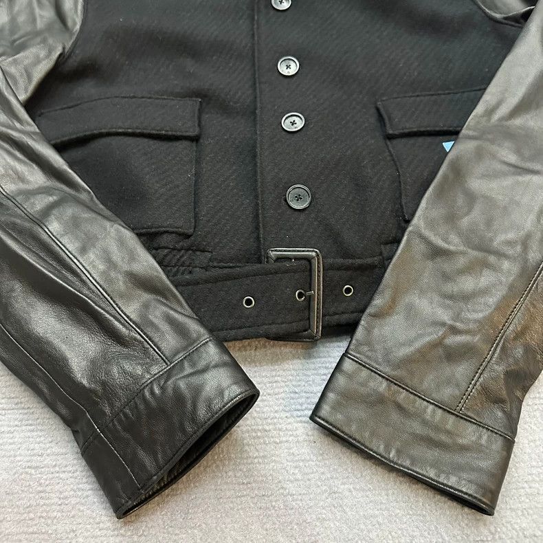 Givenchy Givenchy Ladies Baseball Jacket Leather Sleeves Coat / M S Size US M / EU 48-50 / 2 - 2 Thumbnail