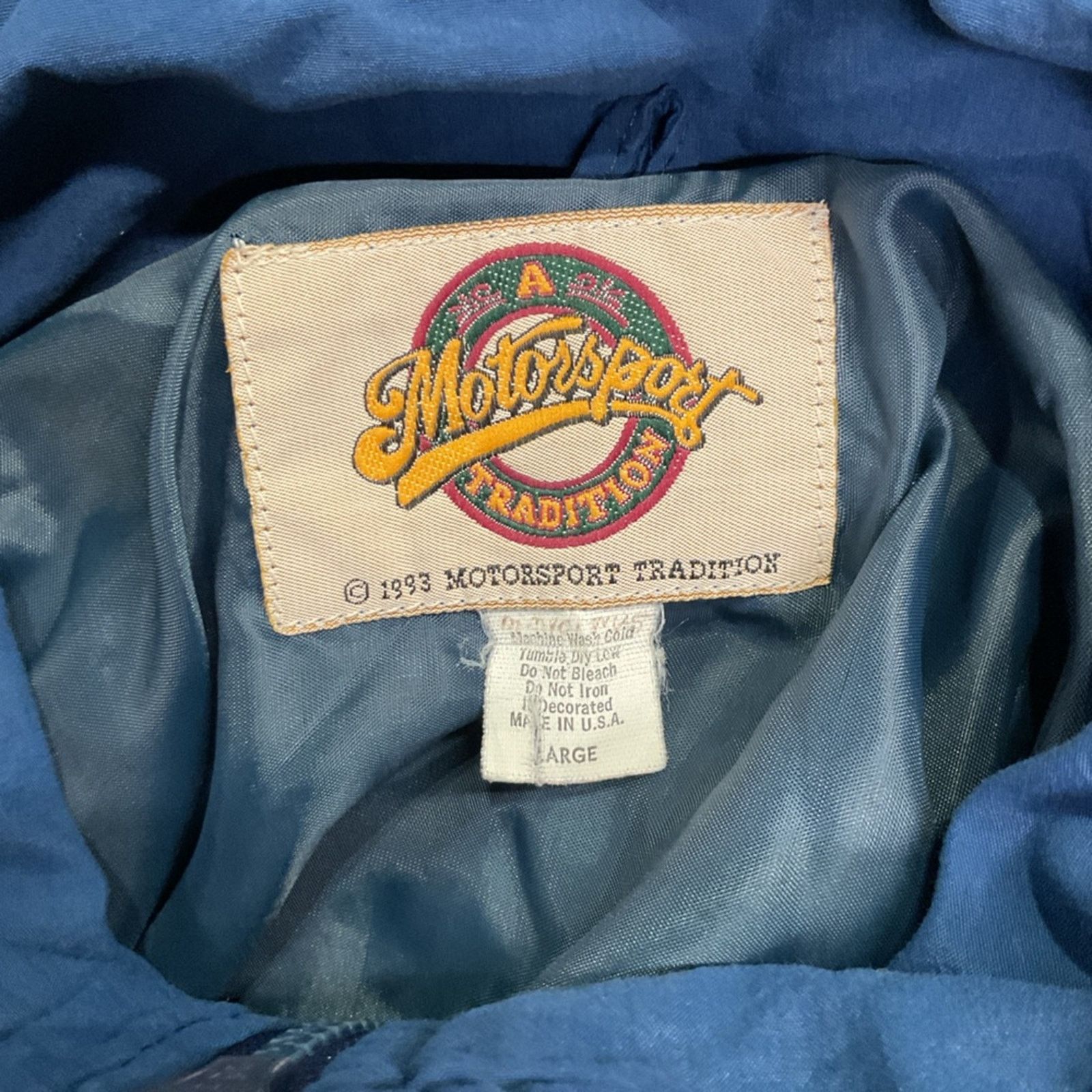 Vintage Vintage Mark Martin Valvoline Racing Blue Jacket Size US L / EU 52-54 / 3 - 3 Thumbnail