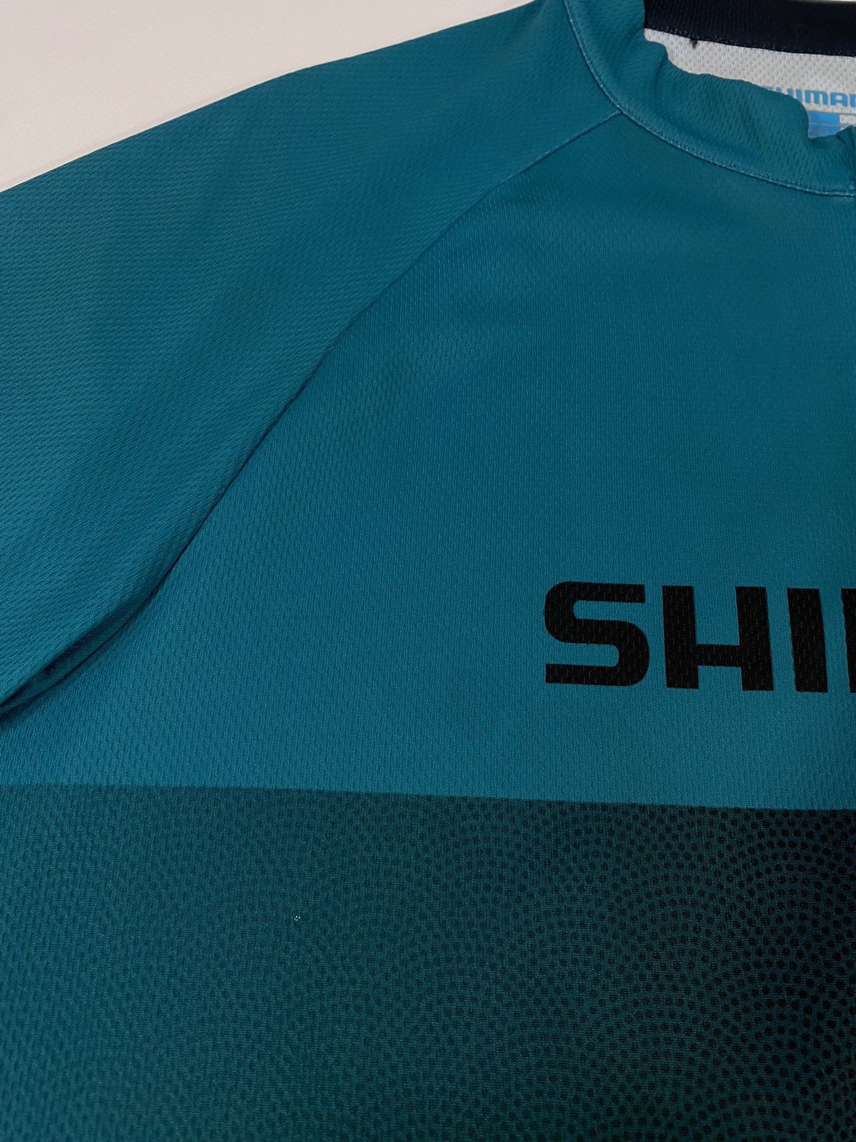 Other Shimano Cycling Biker Sport Jersey Teal Black Size US XL / EU 56 / 4 - 5 Thumbnail