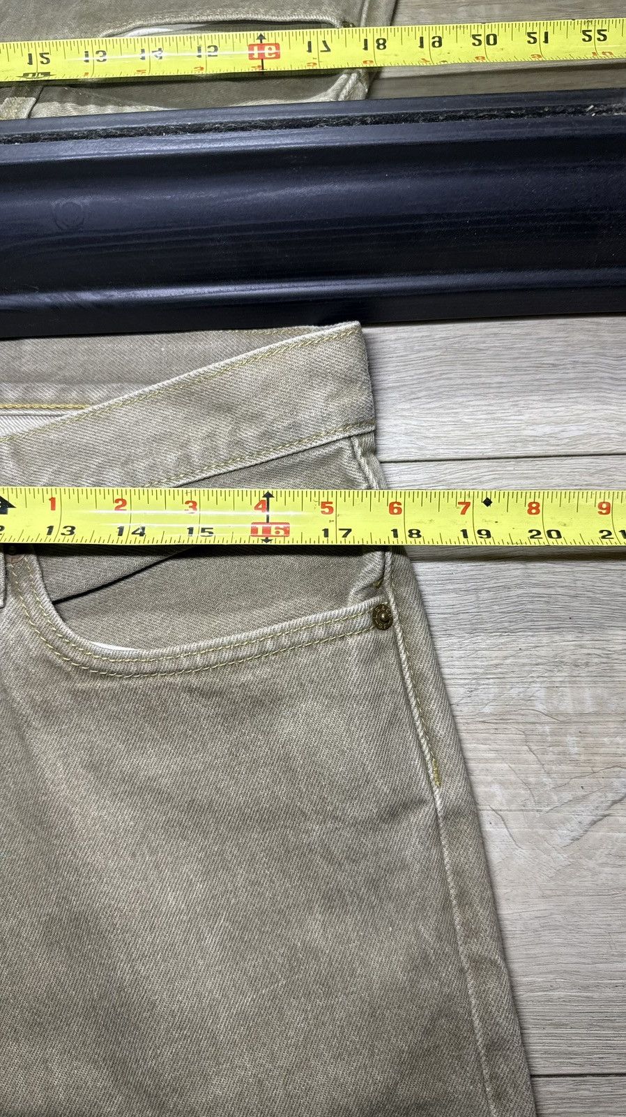 Levi's Y2K 2000s Levi’s 511 34 x 32 Faded Stone Wash Baggy Denim Size US 34 / EU 50 - 5 Thumbnail