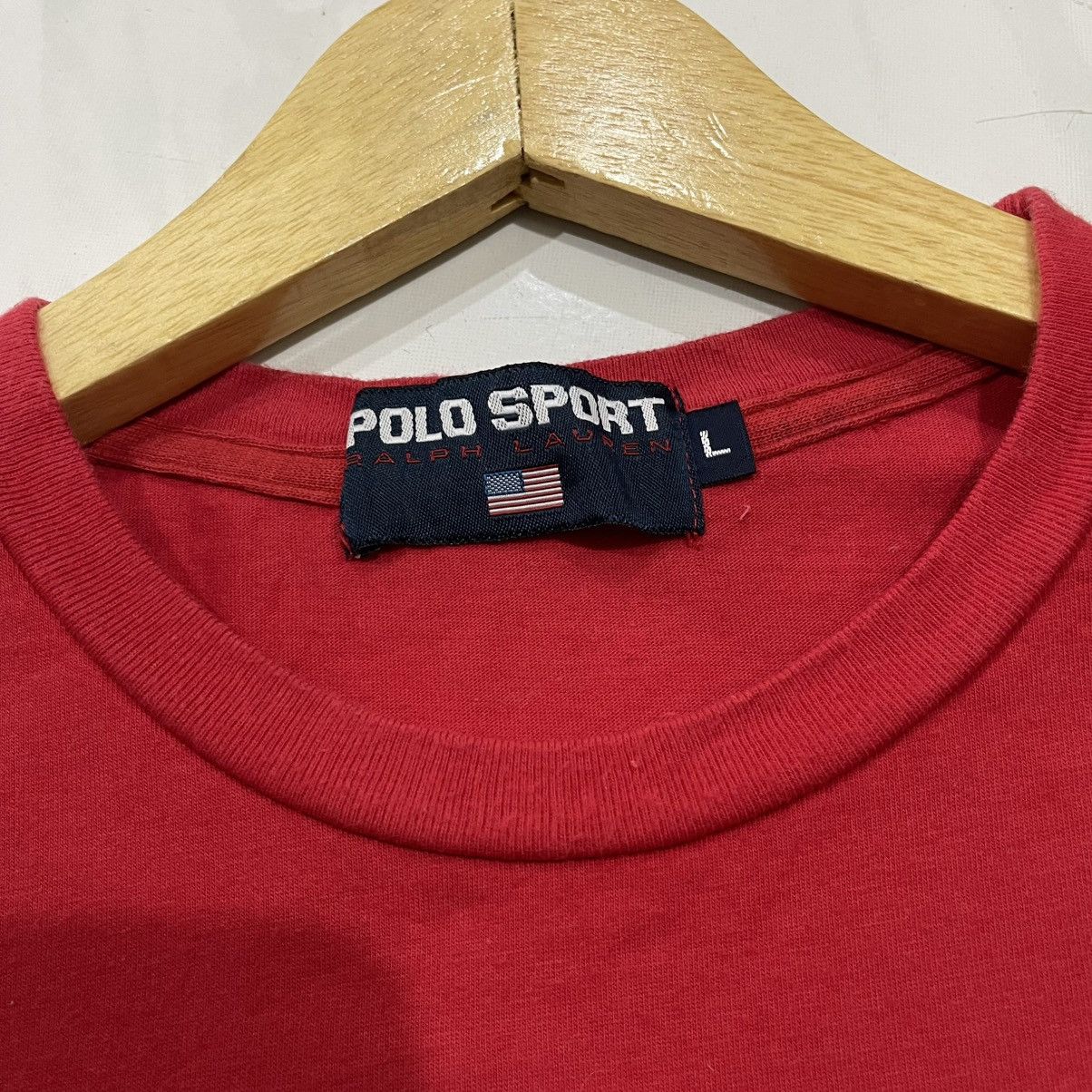 Polo Ralph Lauren Vintage Polo sport ralph lauren logo tee Size US L / EU 52-54 / 3 - 6 Thumbnail