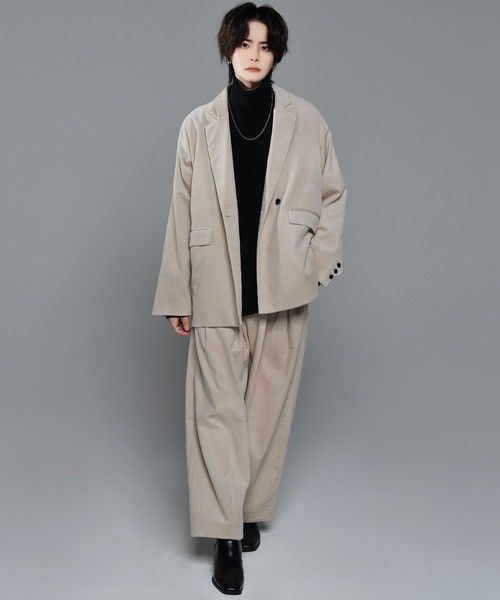 Other Oversized Corduroy Tailored Jacket / Beige Size 40R - 1 Thumbnail