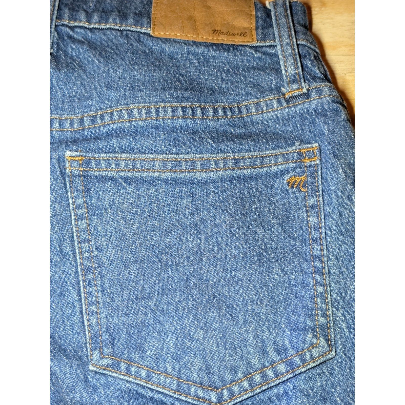 Madewell Madewell Perfect Vintage Womens Blue Jeans SZ 24 Straight Size 24" / US 00 / IT 34 - 7 Thumbnail