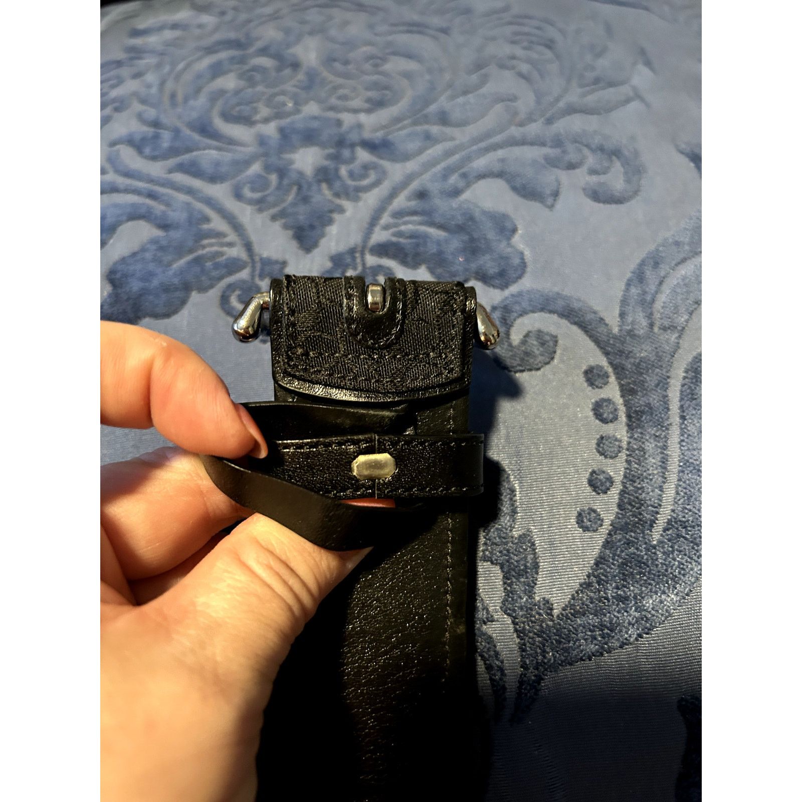 Coach Coach Black Signature Canvas Belt 38in Size ONE SIZE - 4 Thumbnail