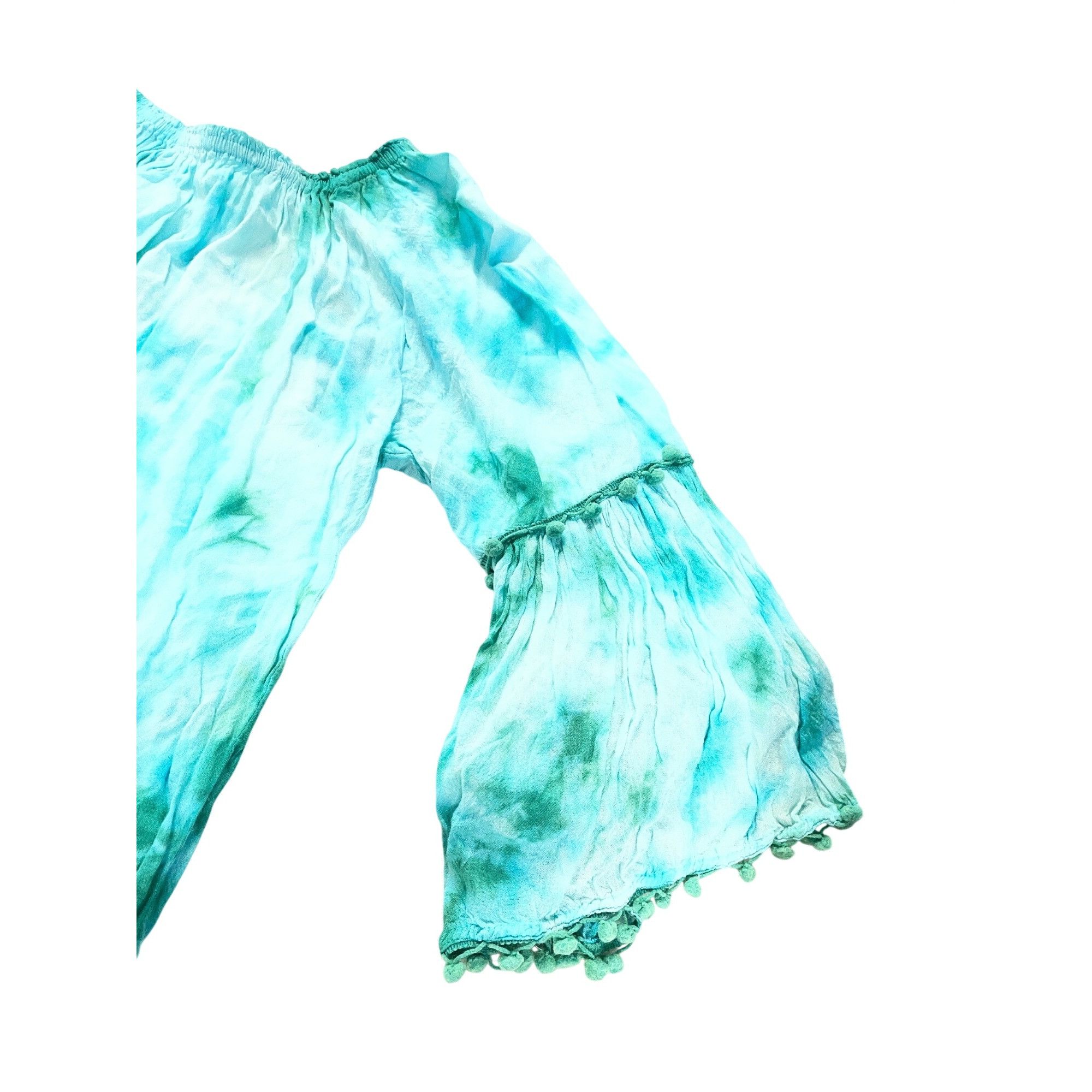 Other Ace Fashiom wms aqua green boho festive fairy flared cuff to Size ONE SIZE - 4 Thumbnail