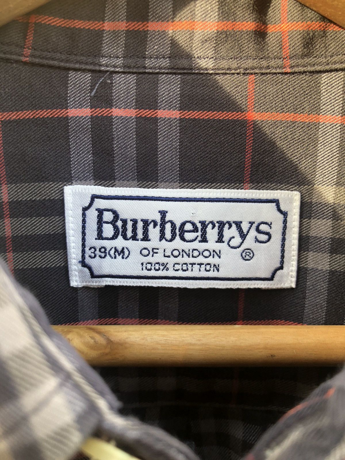 Burberry × Vintage Vintage Burberrys Nova Check Button Shirts Size US M / EU 48-50 / 2 - 3 Thumbnail