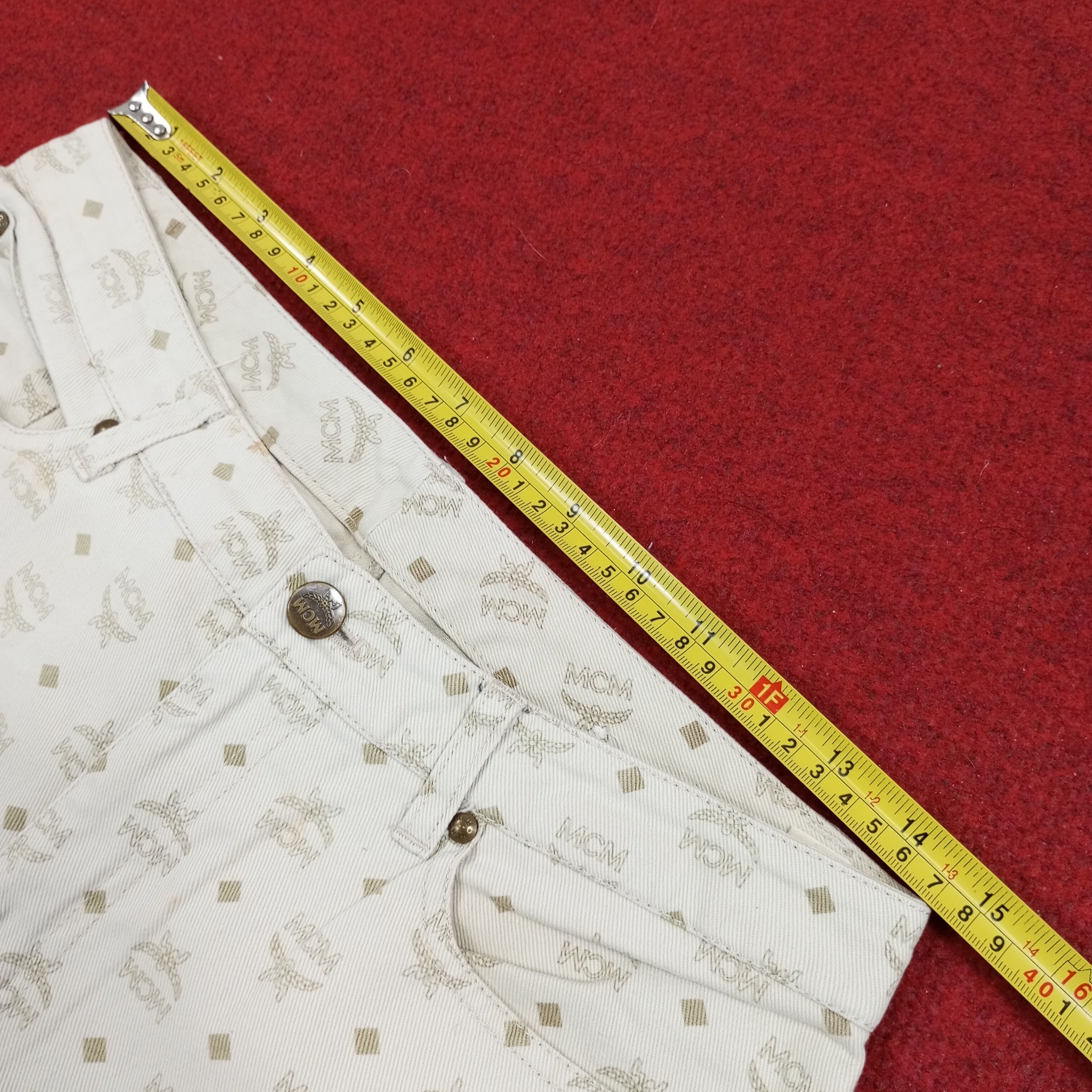 MCM × Vintage MCM Legere Luxury Fashion Brand Monogram Style Pants Size US 29 - 7 Thumbnail
