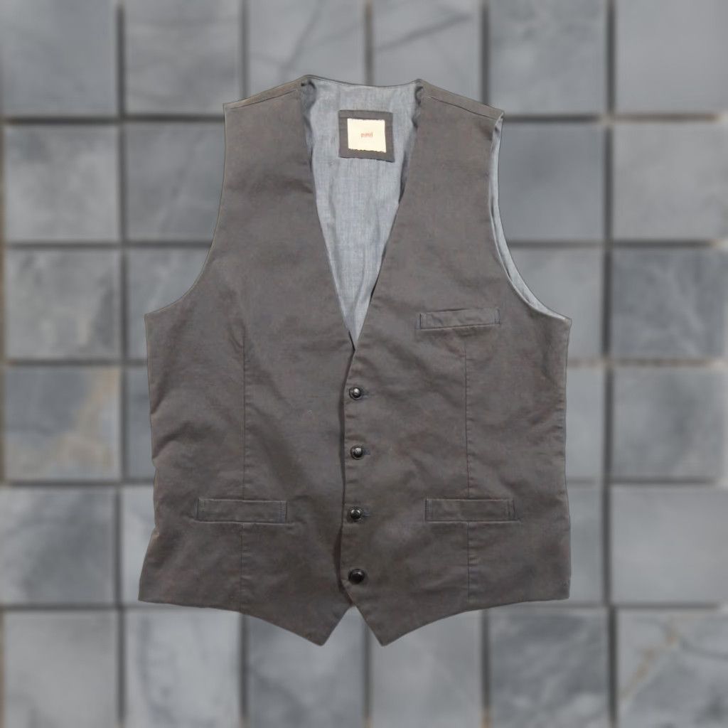 Vintage Paul Kehl Vest Mens 50 Gray Button Front Waistcoat Formal Casual Adult Medium? Size US M / EU 48-50 / 2 - 1 Thumbnail
