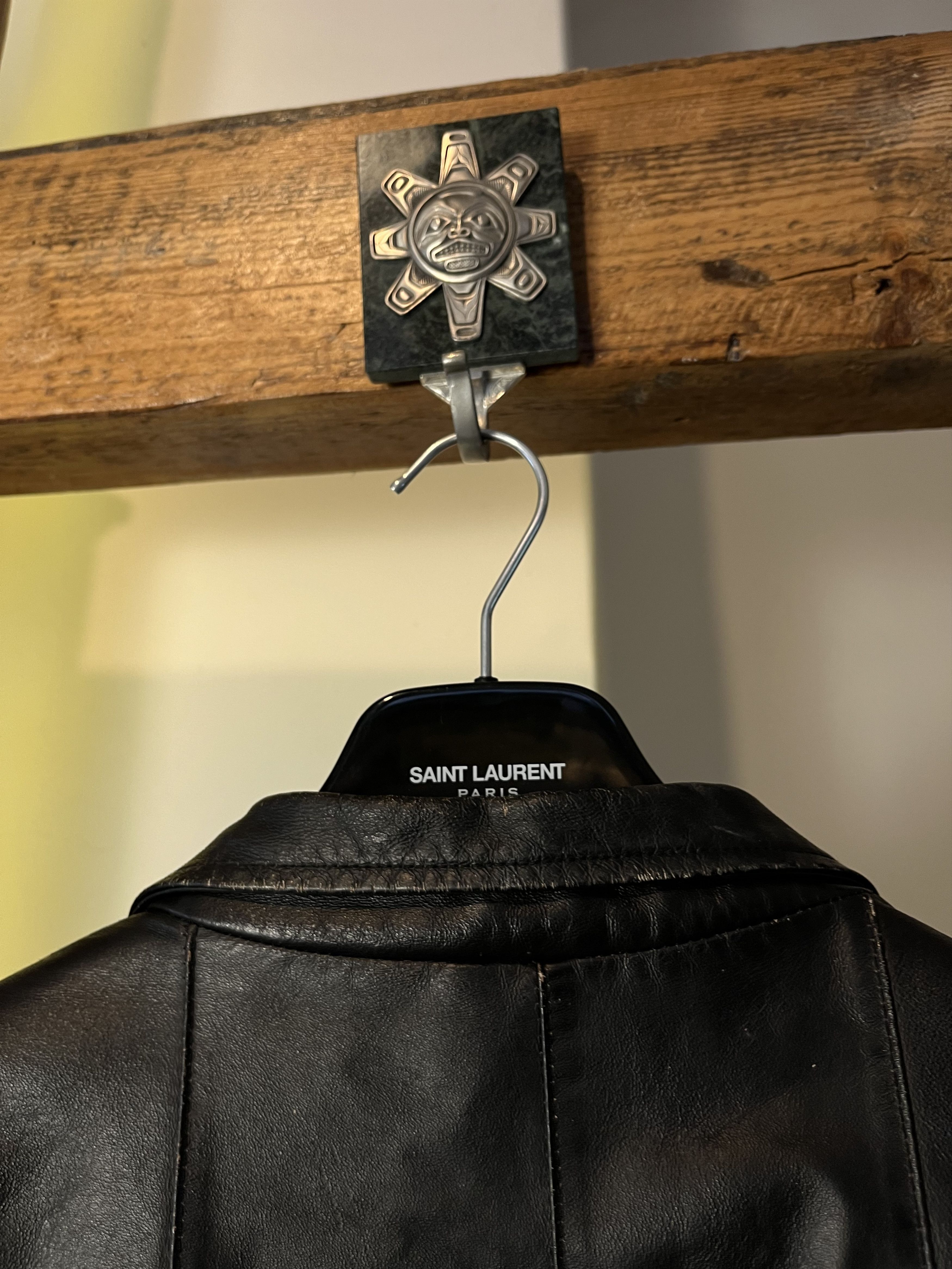 Genuine Leather × Japanese Brand × Vintage Y2K Genuine Long Leather Coat Matrix Space Cowboy Vibe Size US L / EU 52-54 / 3 - 6 Thumbnail