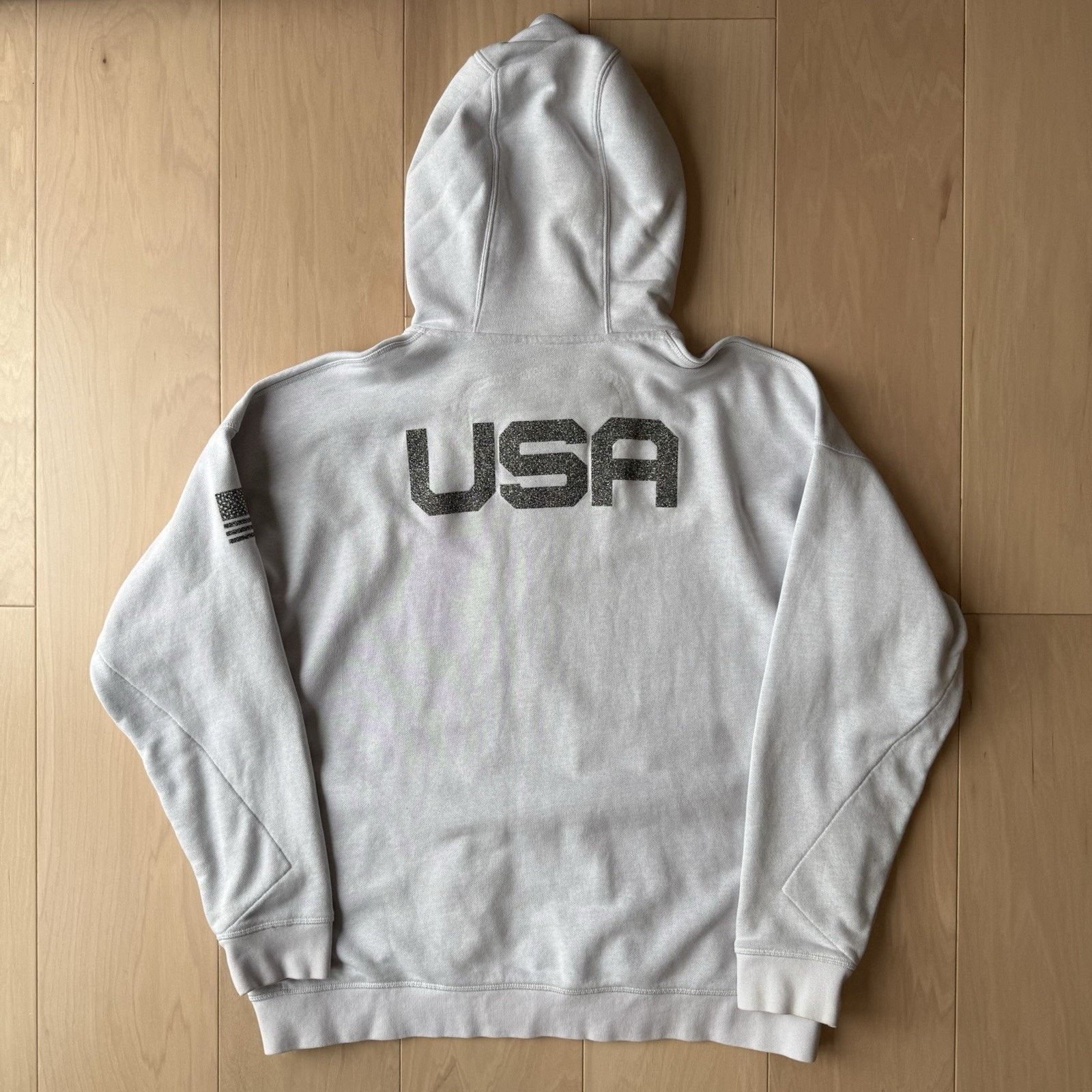 Nike Nike Olympic Team USA Terry Windrunner Hoodie XL Gray Size US XL / EU 56 / 4 - 8 Thumbnail