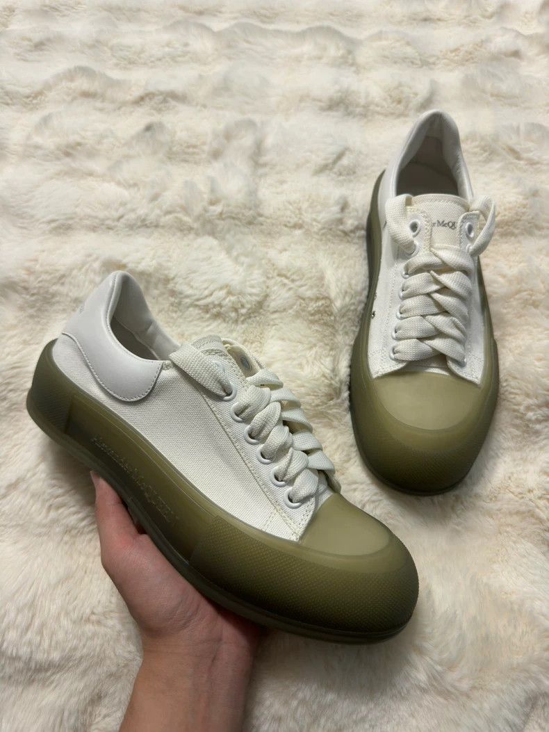 Alexander McQueen Alexander Mcqueen Little White Shoes Size US 7 / EU 40 - 1 Thumbnail