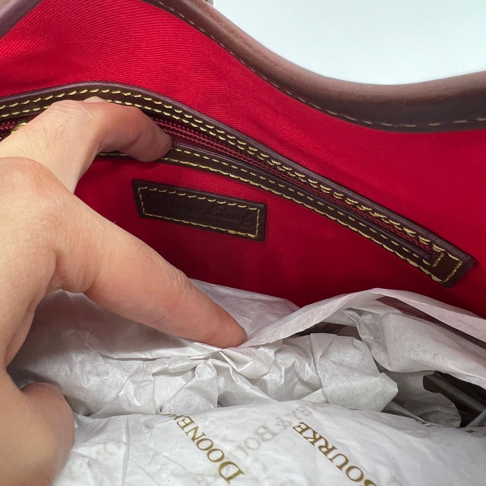 Dooney & Bourke Dooney & Bourke Florentine Leather Crescent Hobo Wo Size ONE SIZE - 16 Thumbnail