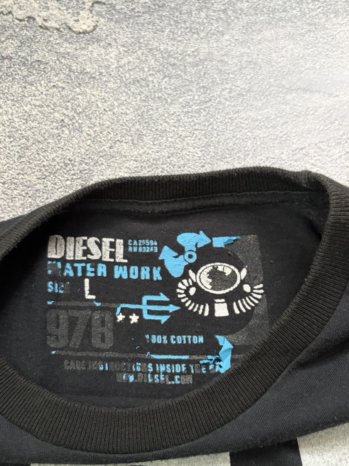 Diesel Diesel Men's Large Black Logo Mania All Over Print Tee L Size US L / EU 52-54 / 3 - 3 Thumbnail