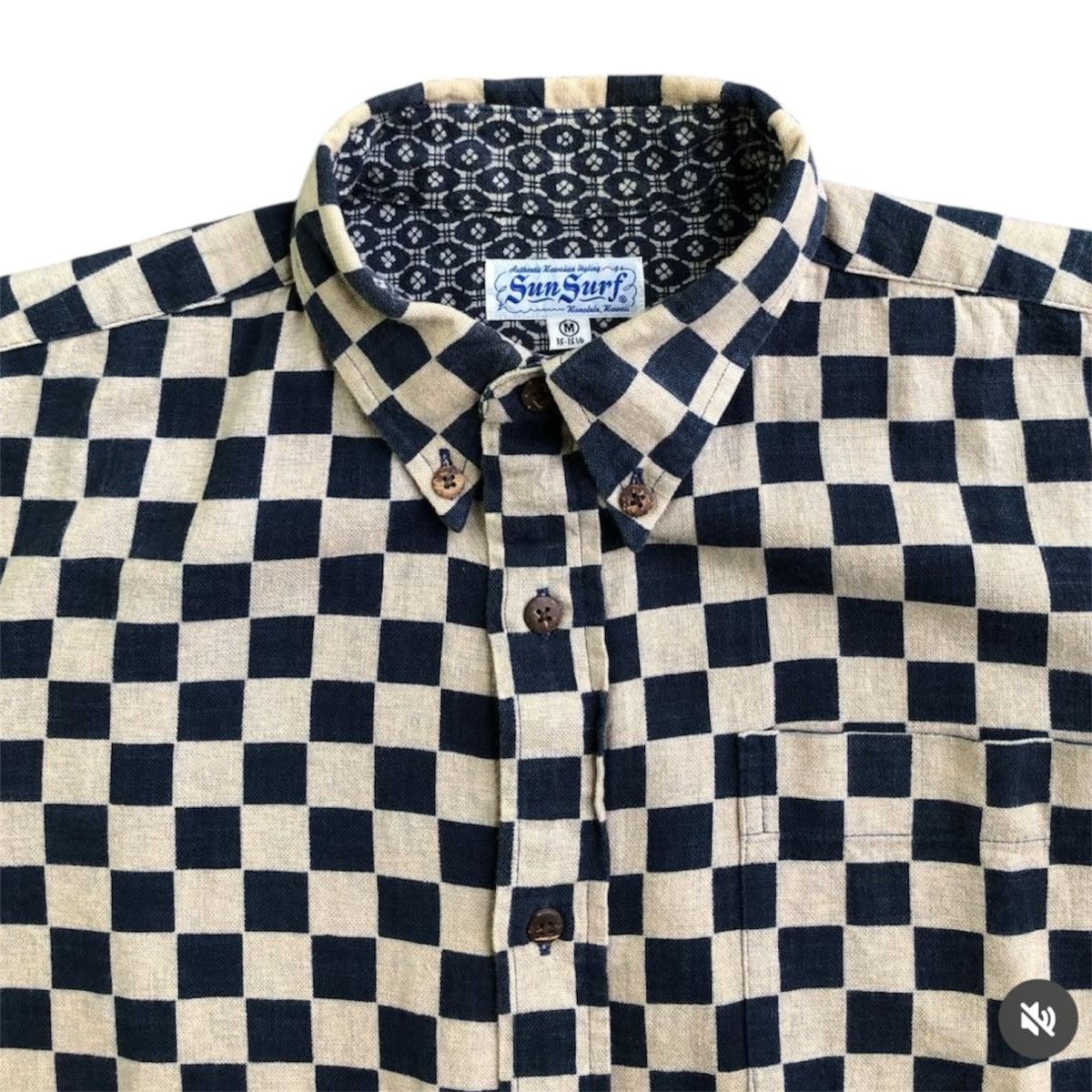 Japanese Brand SunsSurf Shirt Checkerboard ⁣ Size US M / EU 48-50 / 2 - 3 Thumbnail