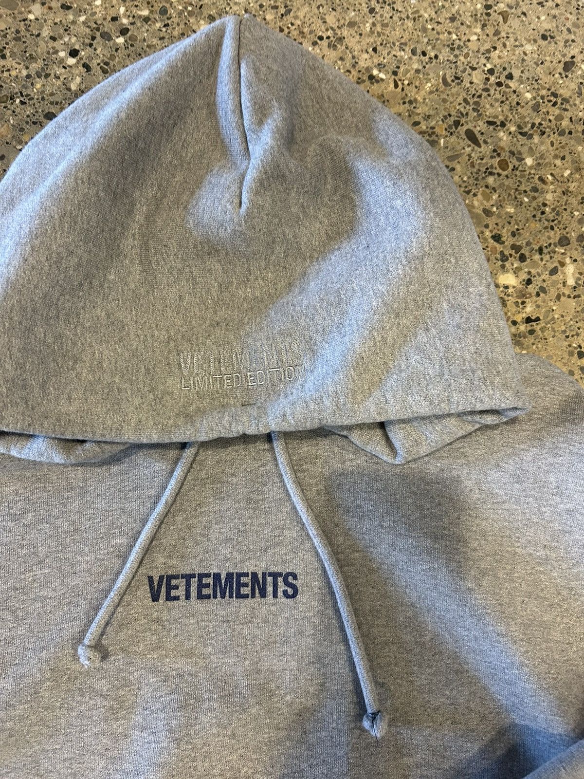 Vetements Light gray vetements hoodie Size US M / EU 48-50 / 2 - 2 Thumbnail