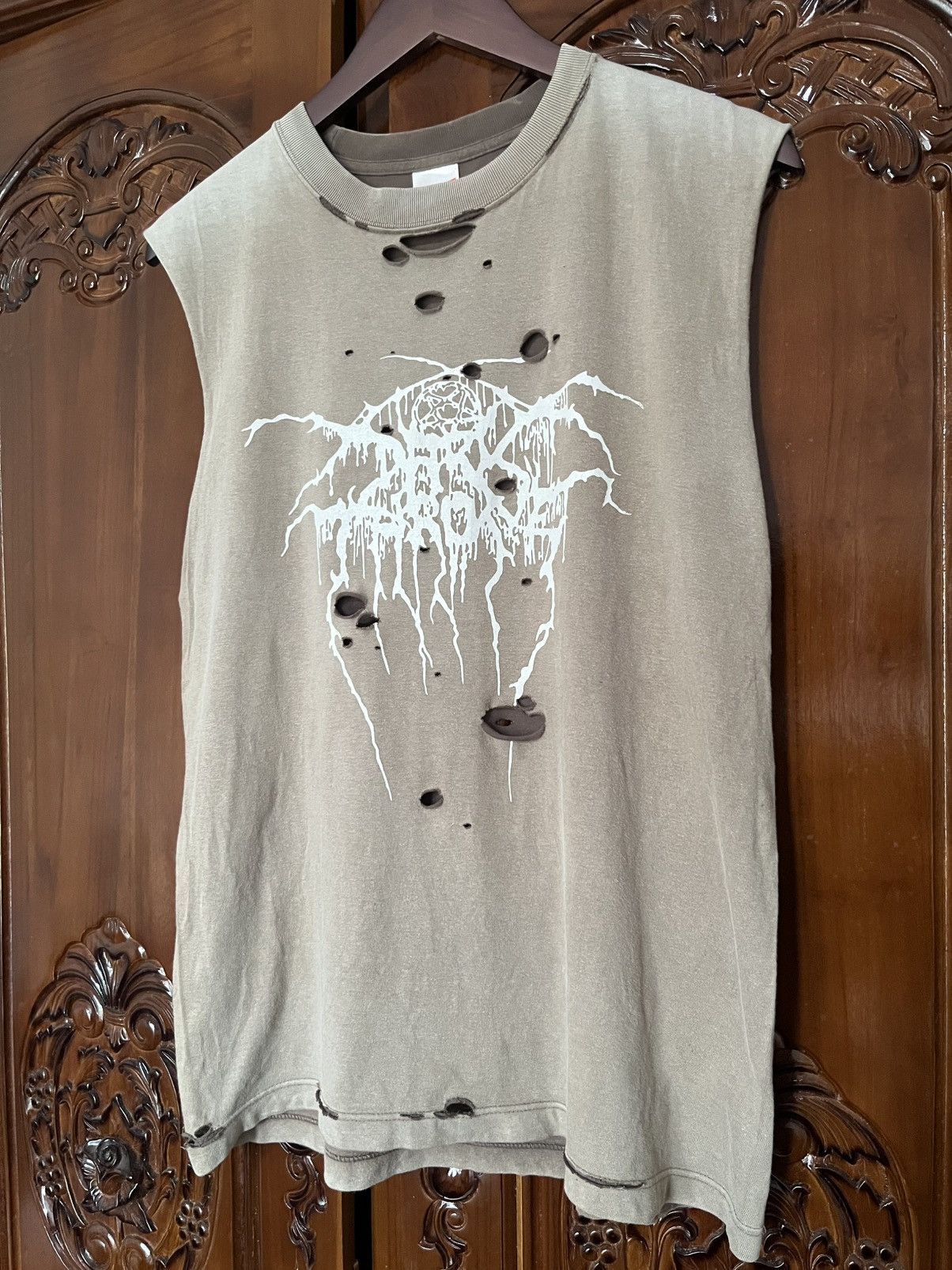 Band Tees Thrashed Sunfaded Darkthrone Sleeveless Size US M / EU 48-50 / 2 - 2 Thumbnail