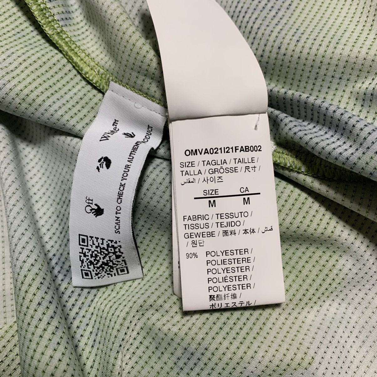 Off-White Off White Medium Active Camo Logo Green Tee Virgil Abloh Size US M / EU 48-50 / 2 - 6 Thumbnail